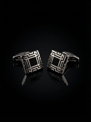 Geometric Maze Cufflinks Tivaaro