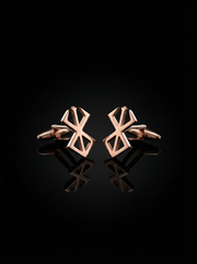 Geometric Openwork Cufflinks Tivaaro