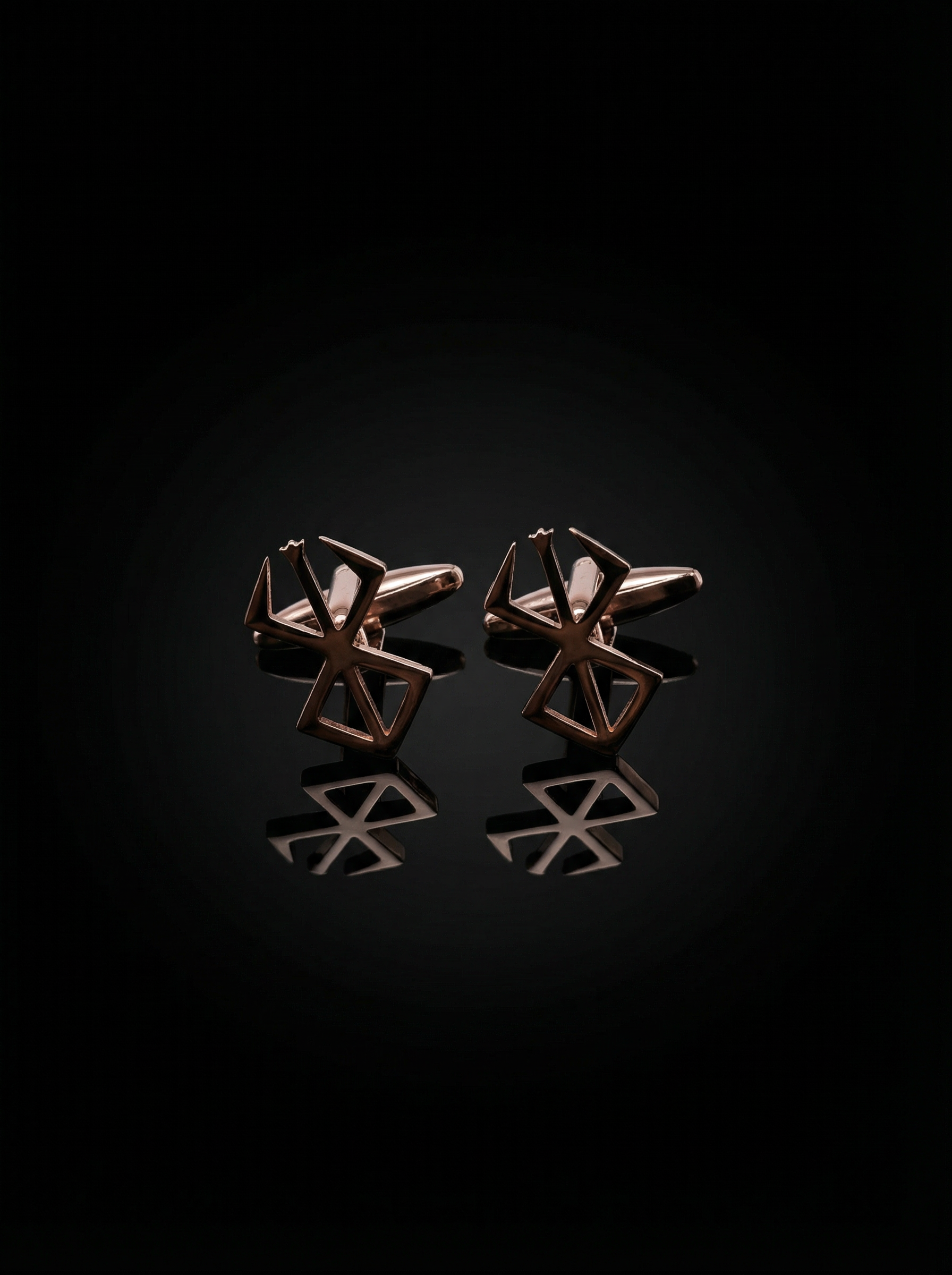Geometric Openwork Cufflinks Tivaaro