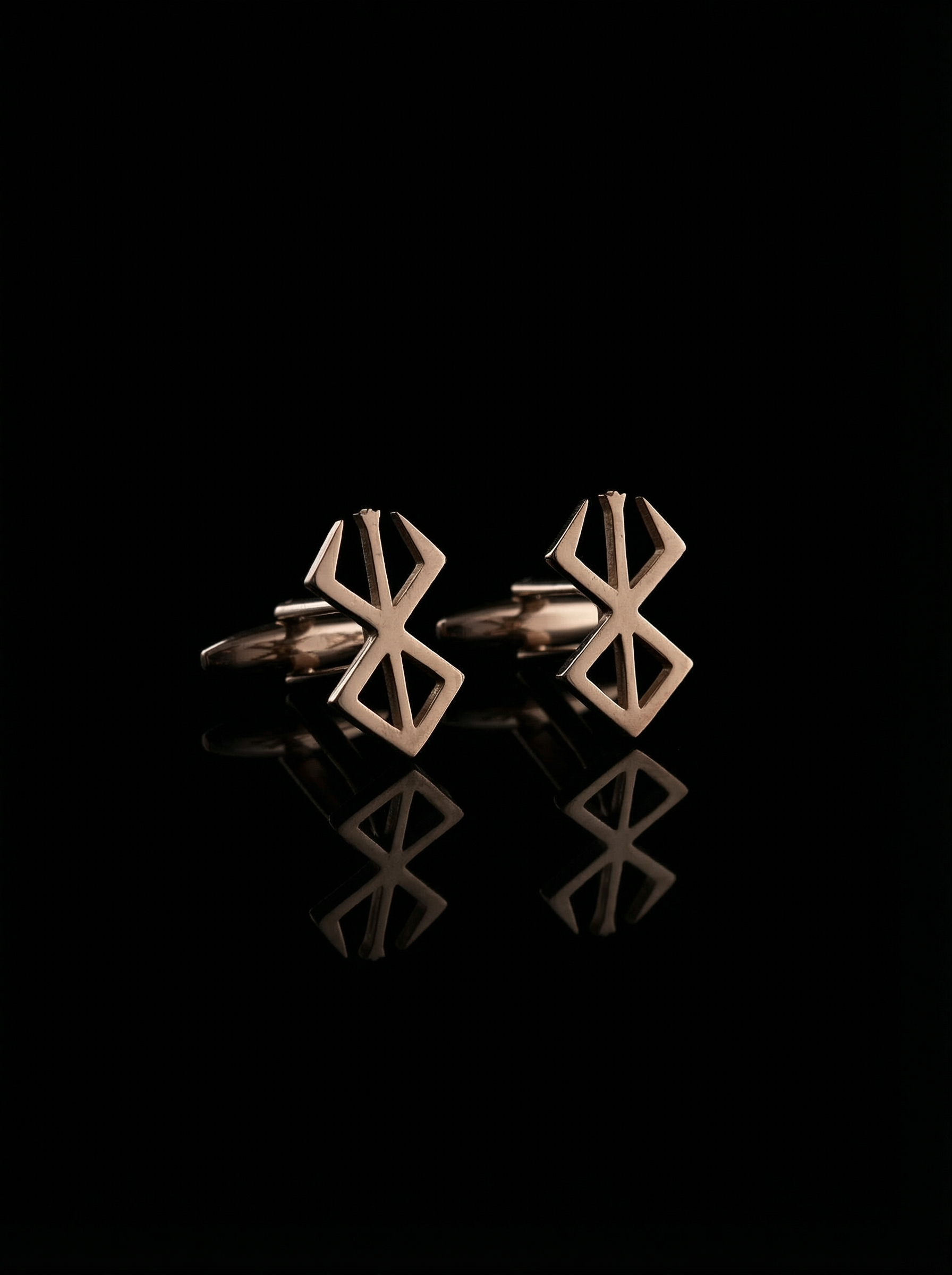 Geometric Openwork Cufflinks Tivaaro