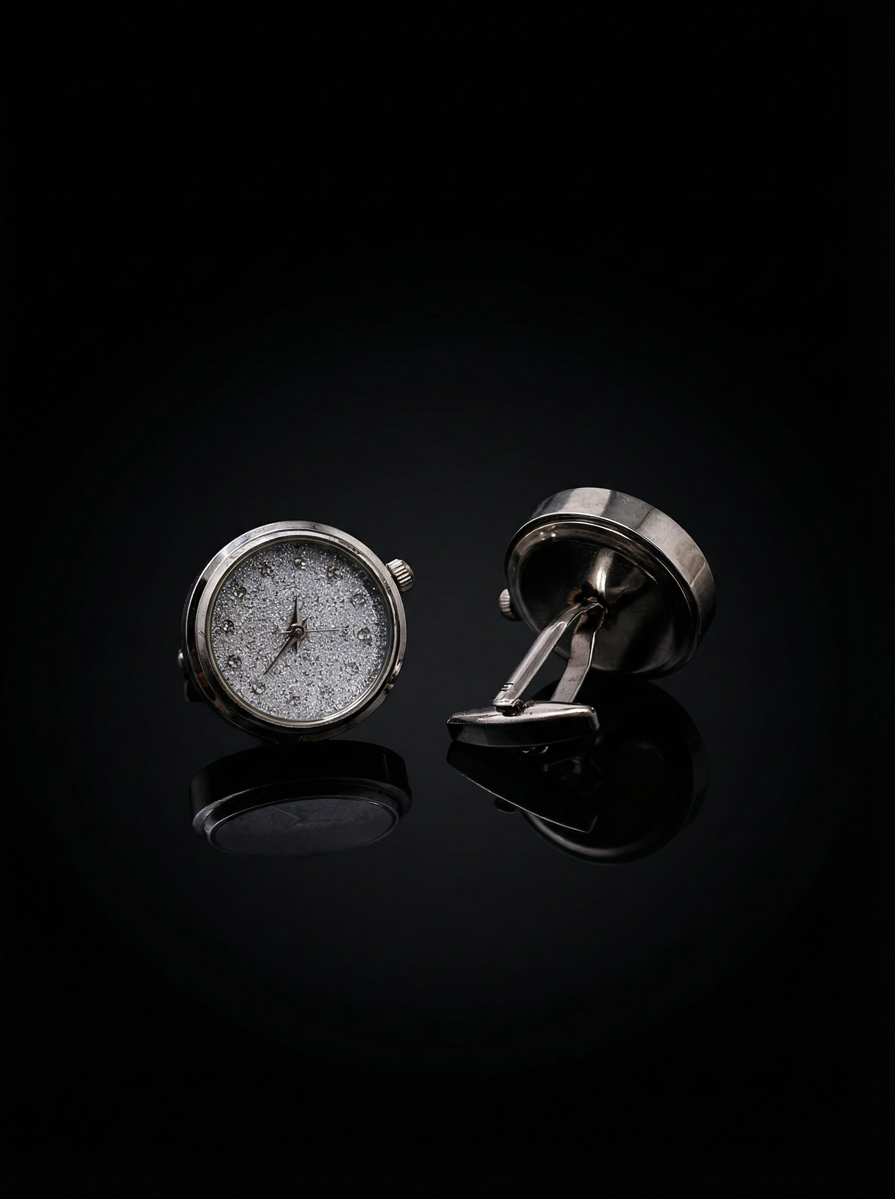 Glitter Watch Cufflinks Tivaaro