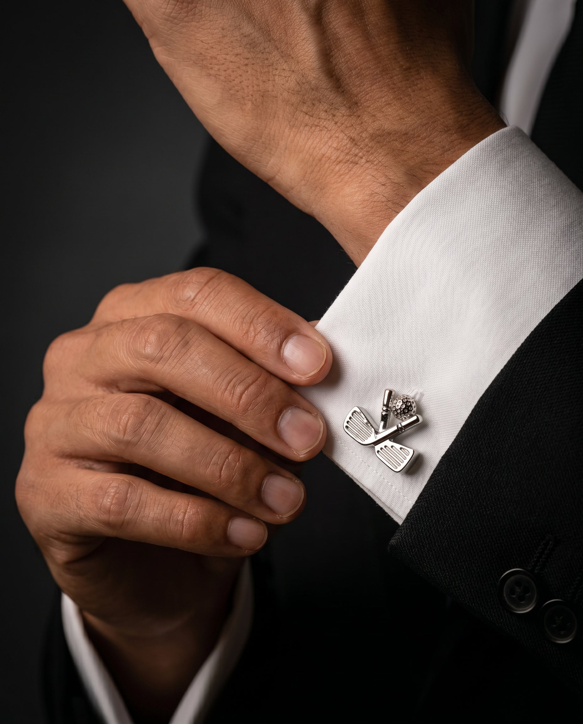 Golf Club Cufflinks by Tivaaro