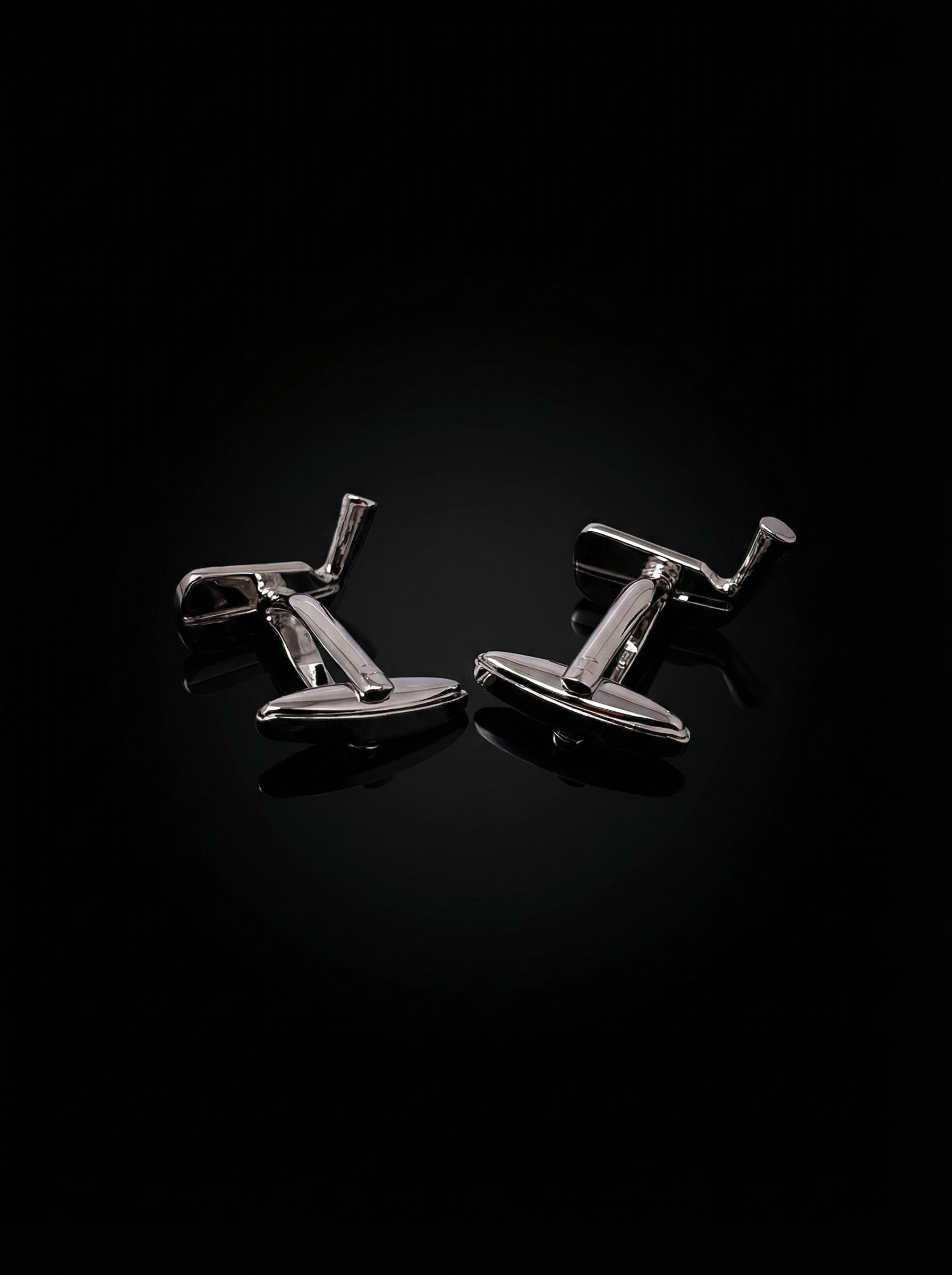 Golf Club Head Cufflinks Tivaaro