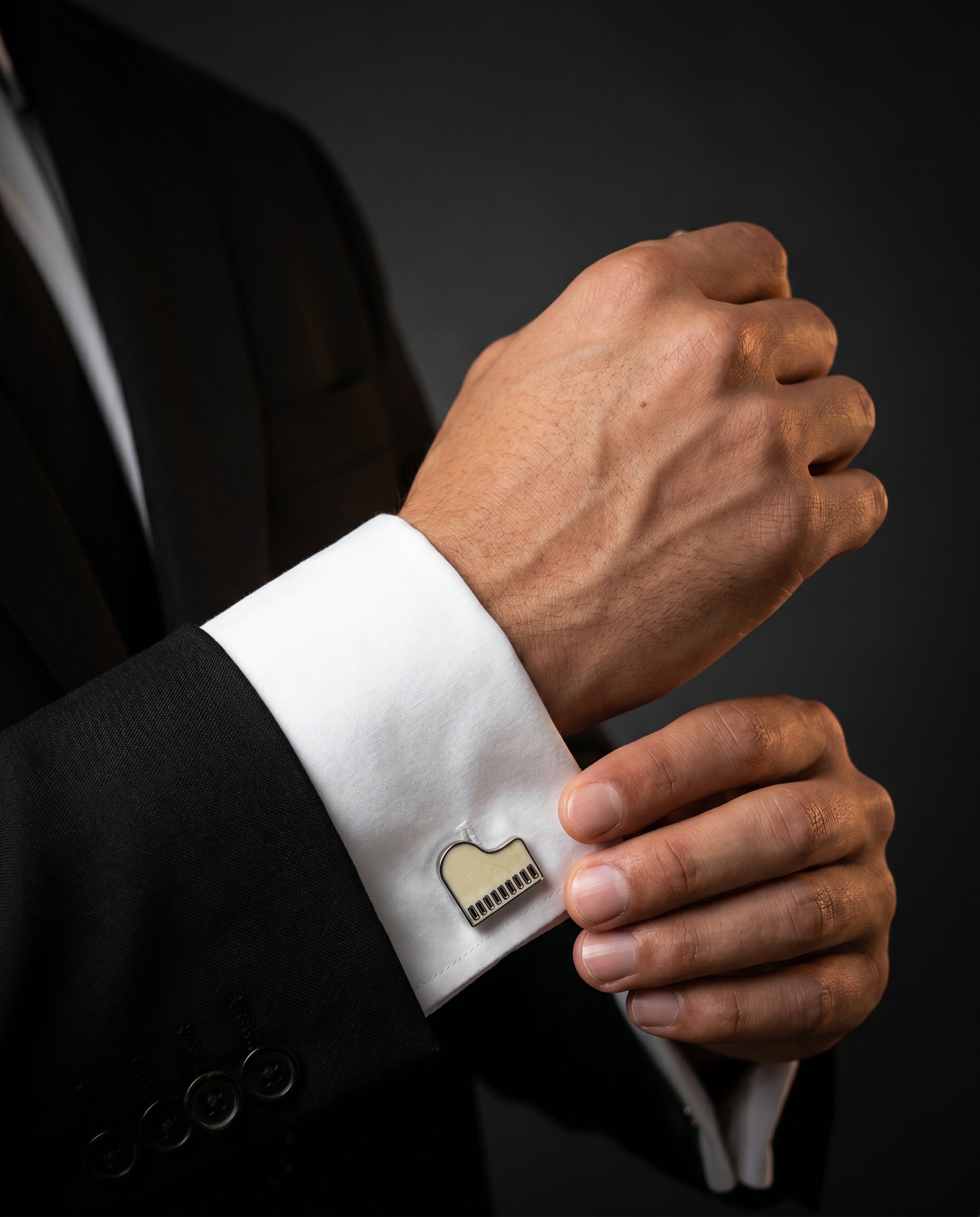 Grand Piano Cufflinks by Tivaaro
