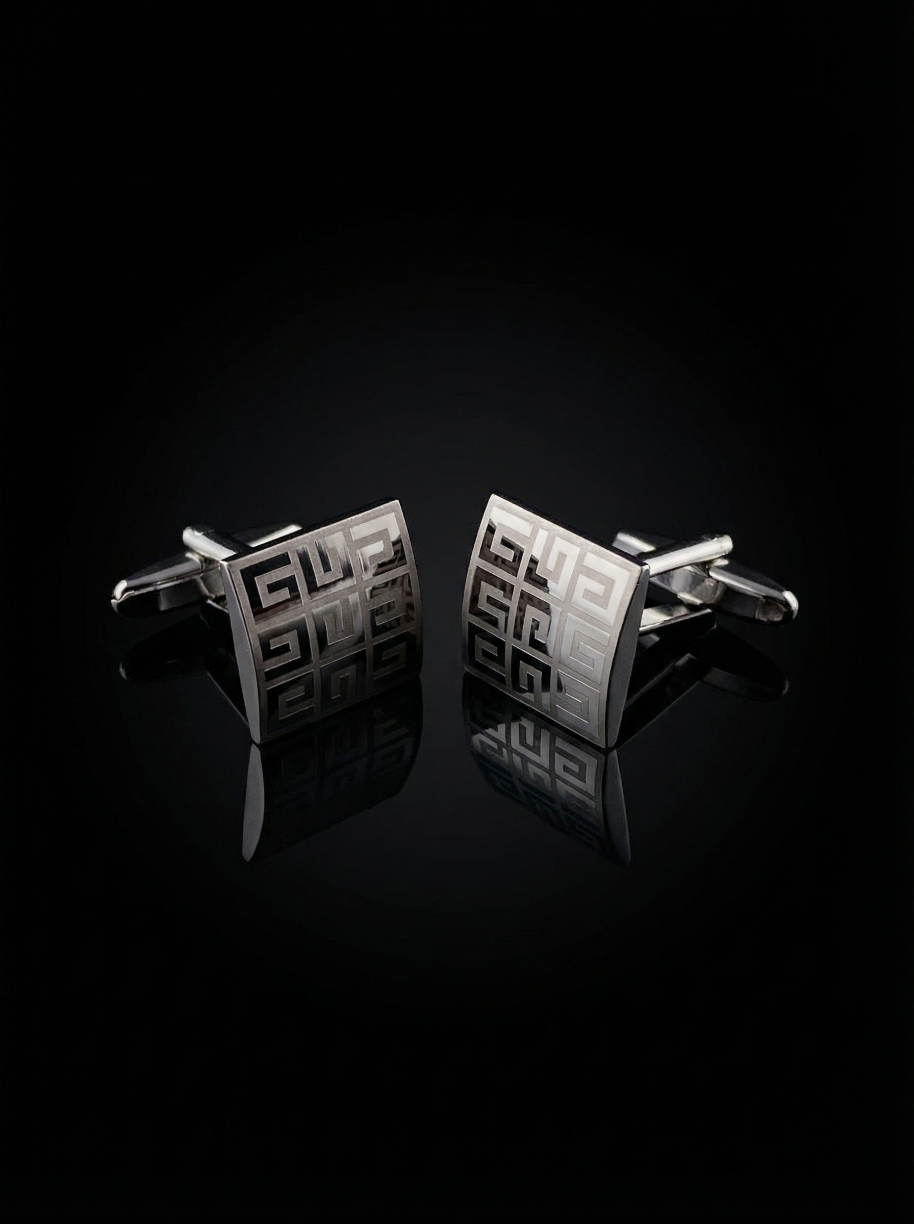 Greek Key Cufflinks Tivaaro