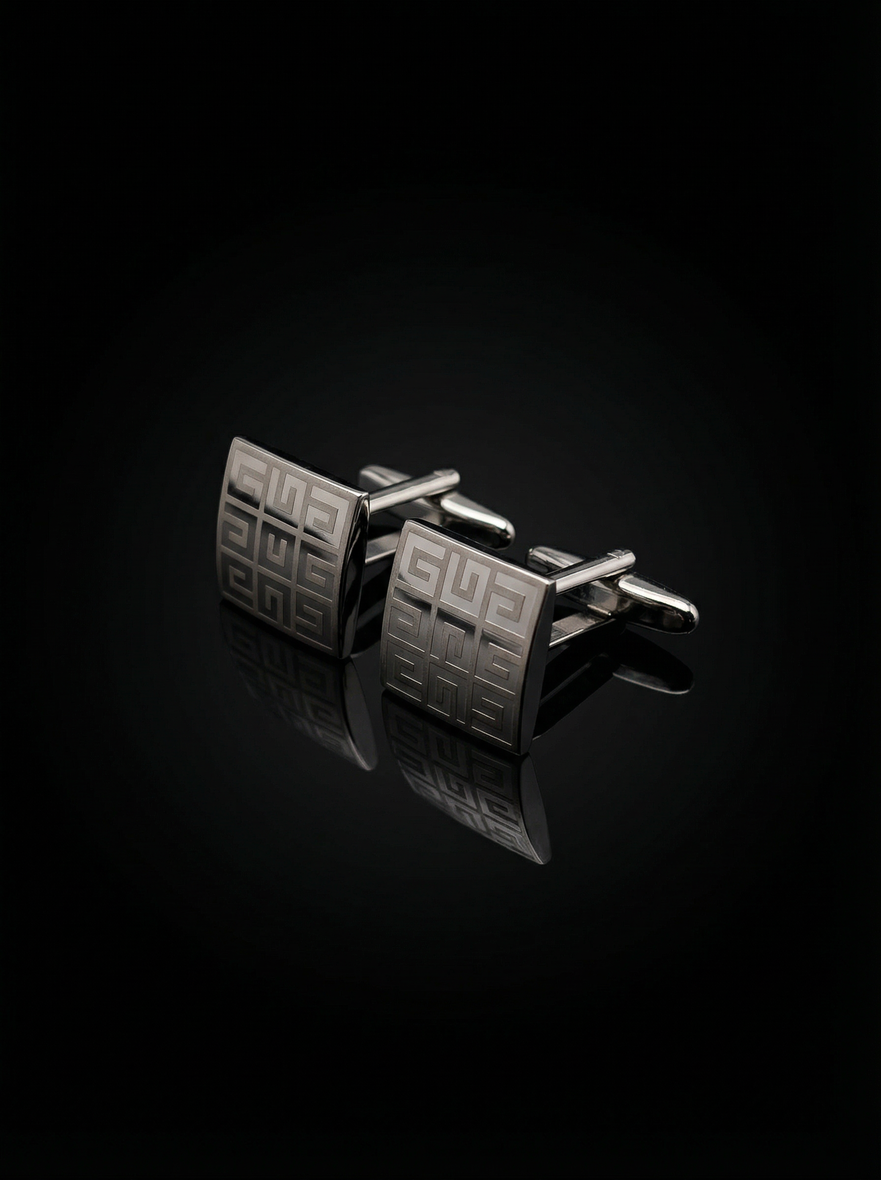 Greek Key Cufflinks Tivaaro
