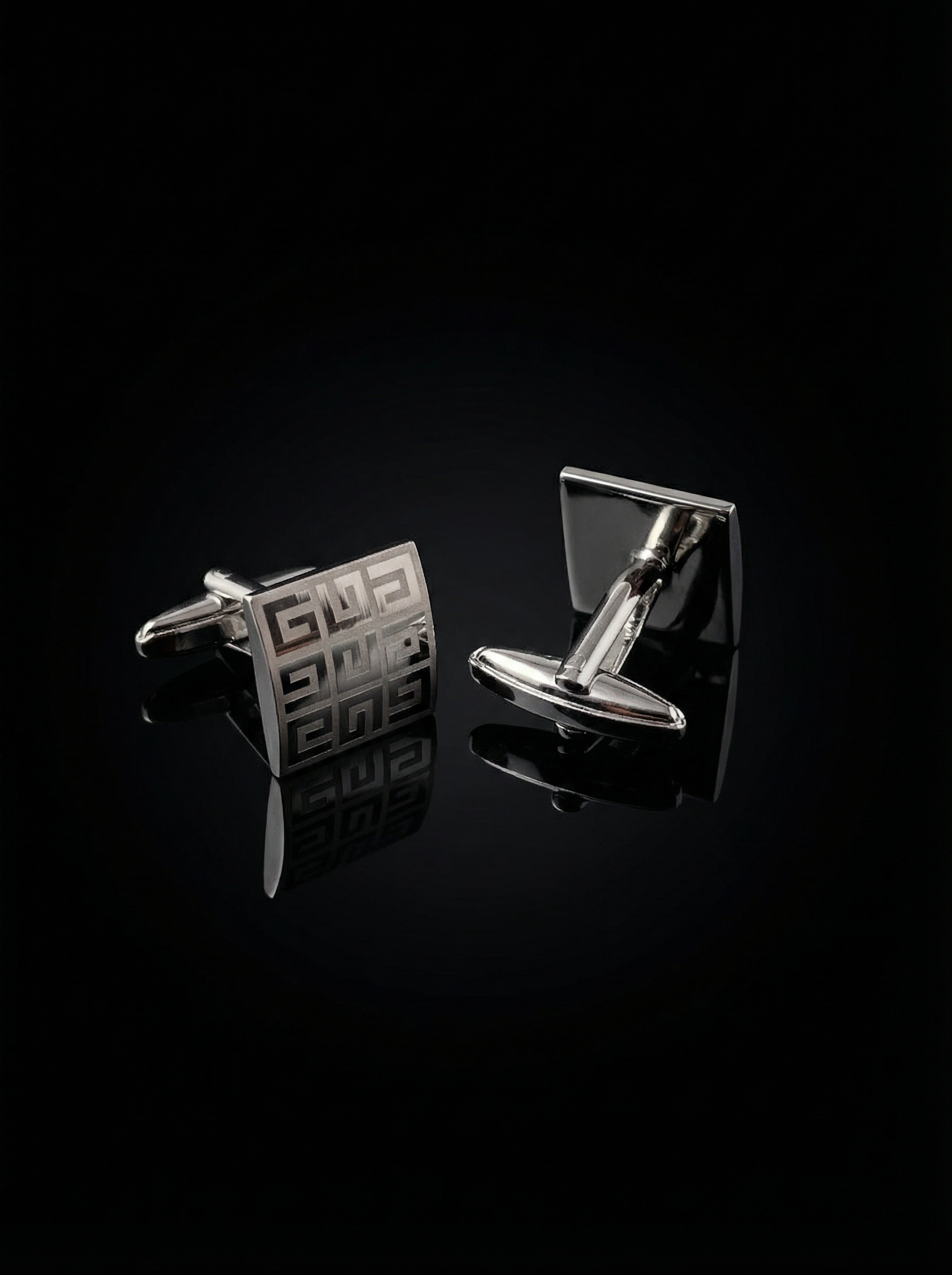 Greek Key Cufflinks Tivaaro