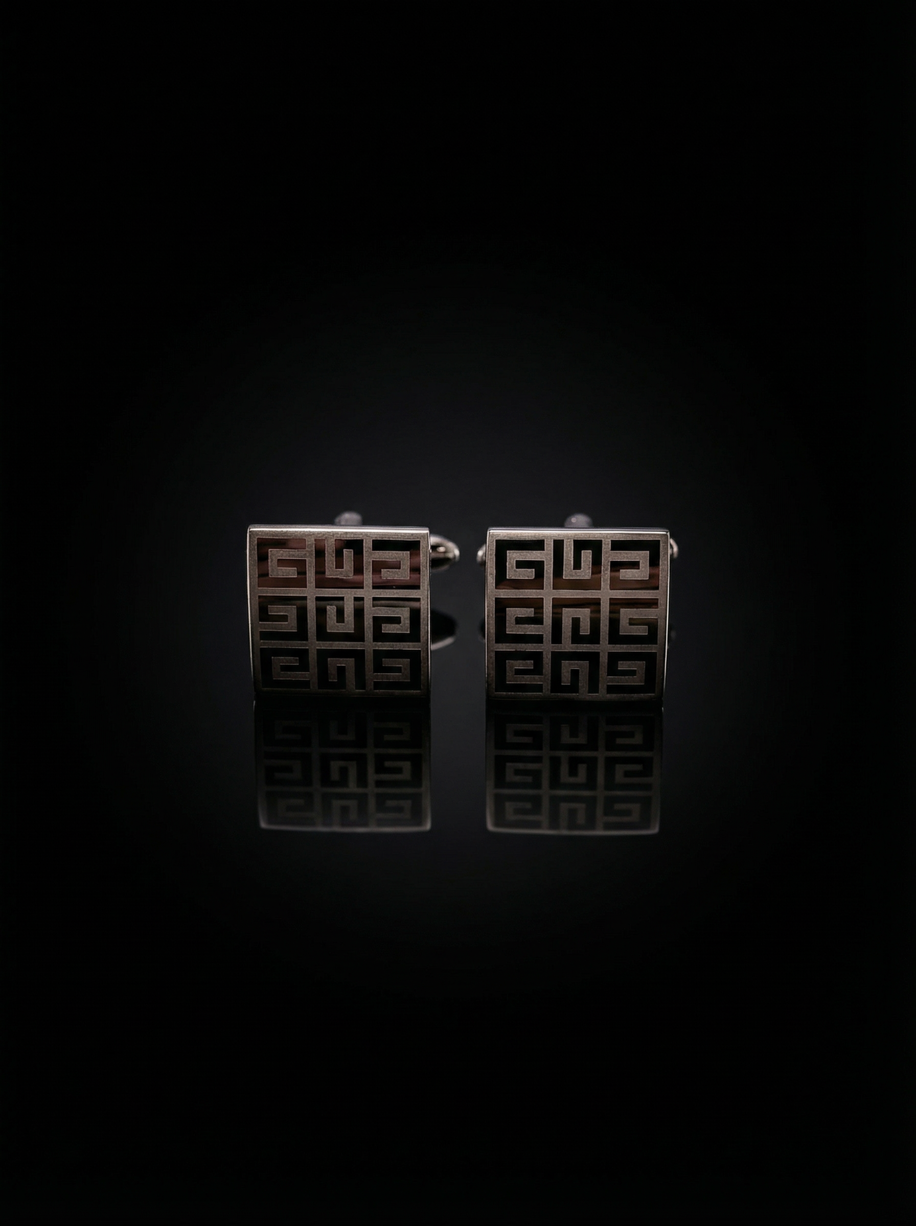 Greek Key Cufflinks Tivaaro