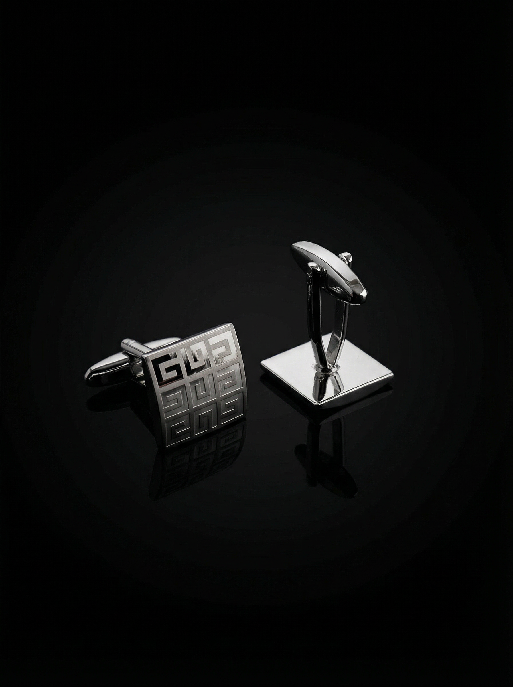 Greek Key Cufflinks Tivaaro