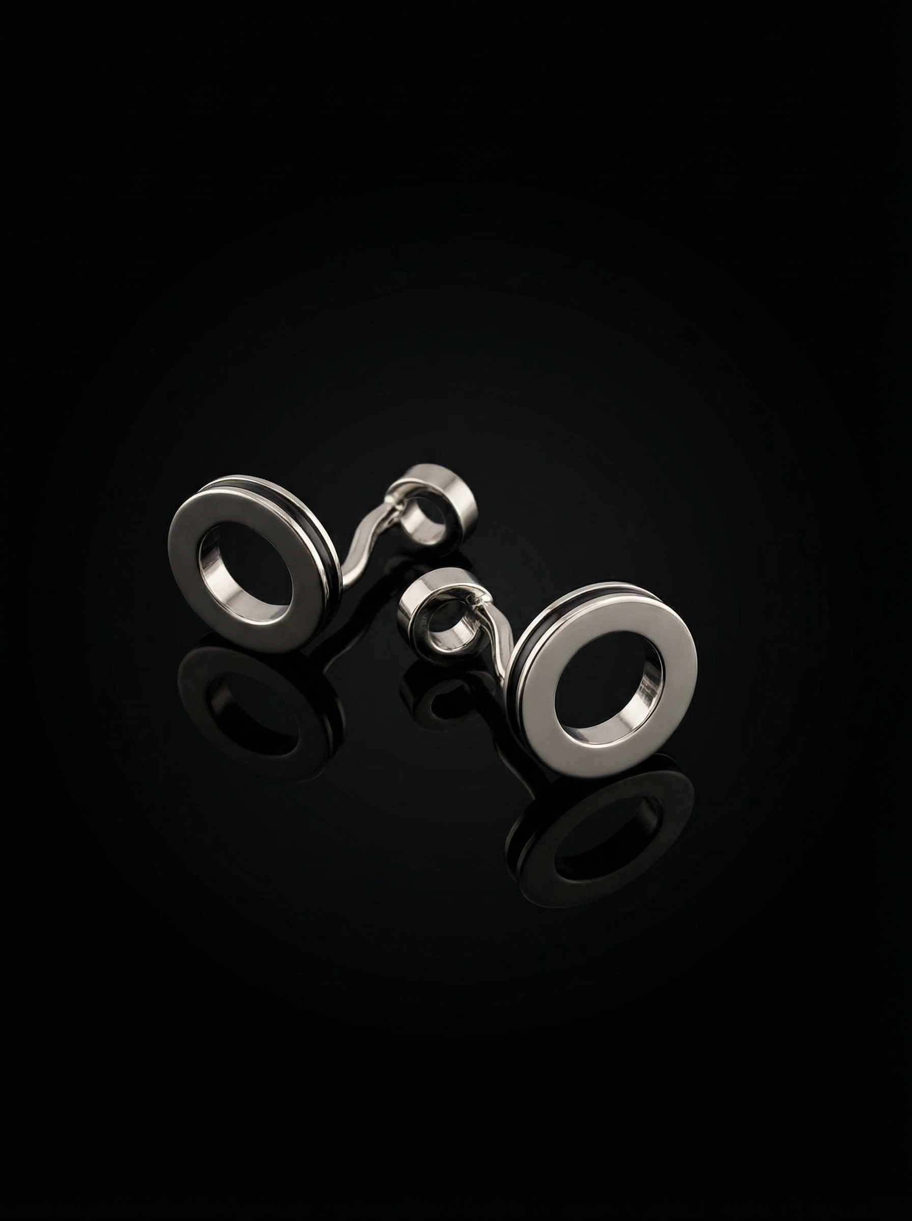 Hollow Ring Cufflinks Tivaaro