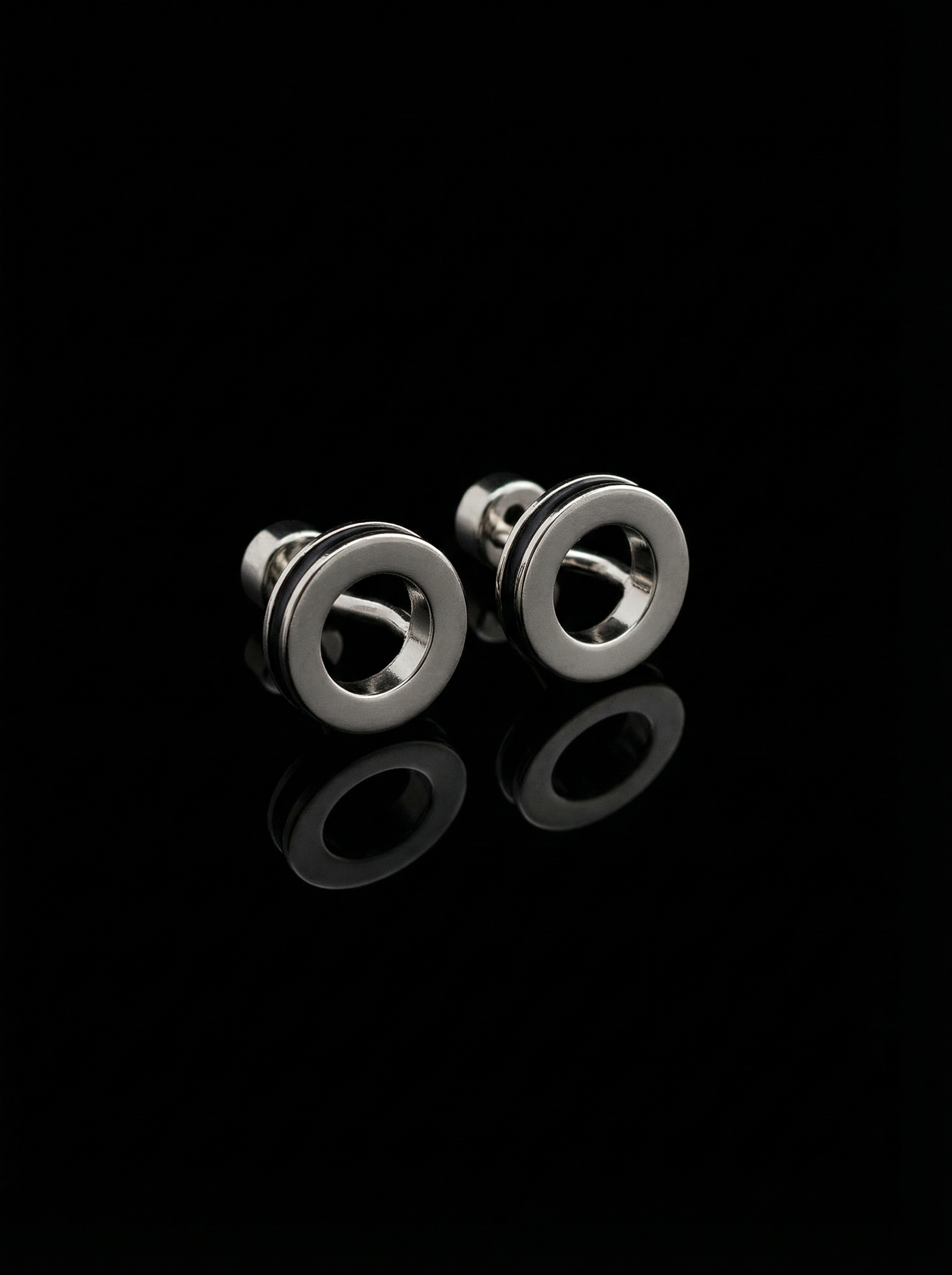 Hollow Ring Cufflinks Tivaaro