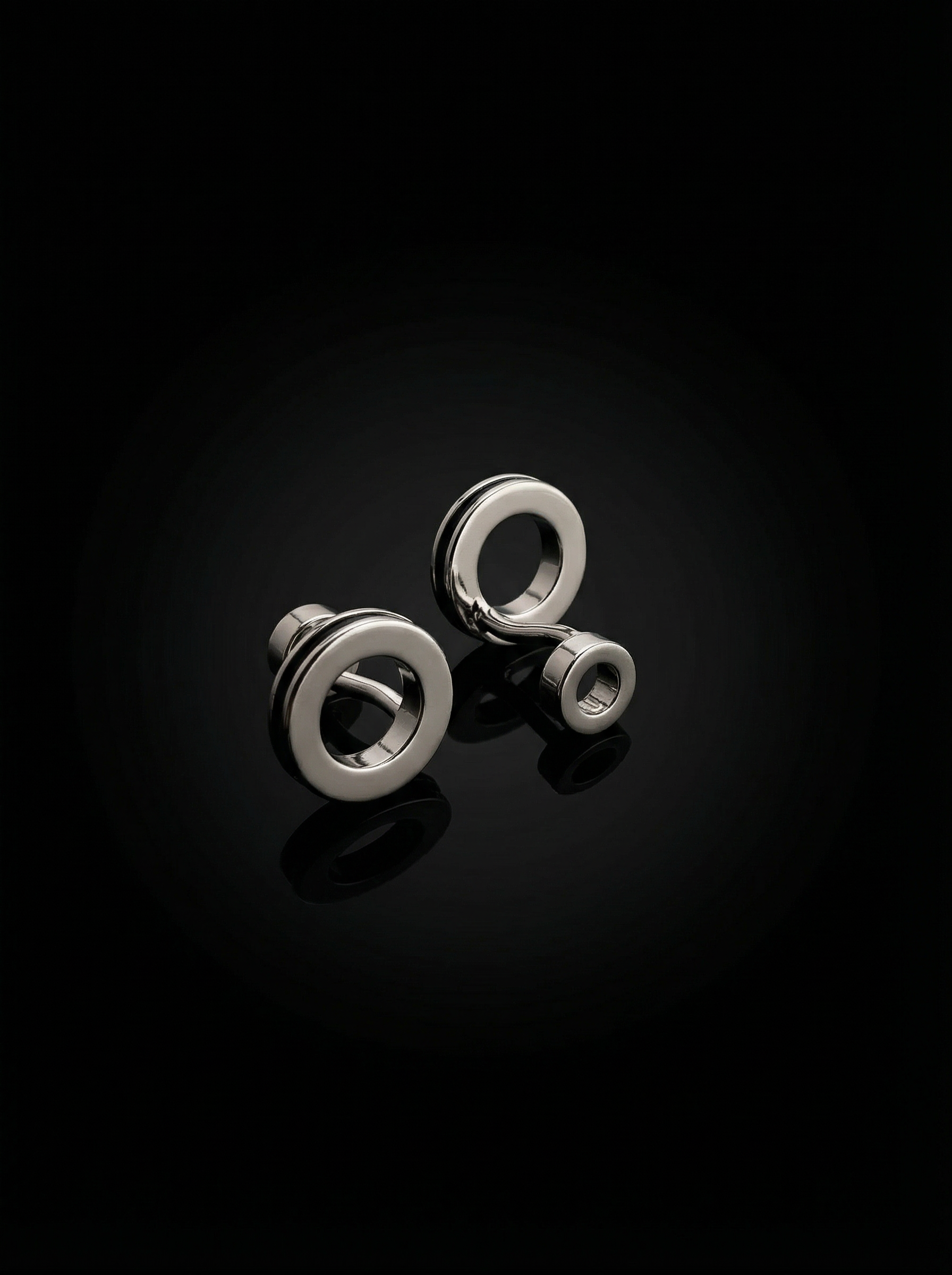 Hollow Ring Cufflinks Tivaaro