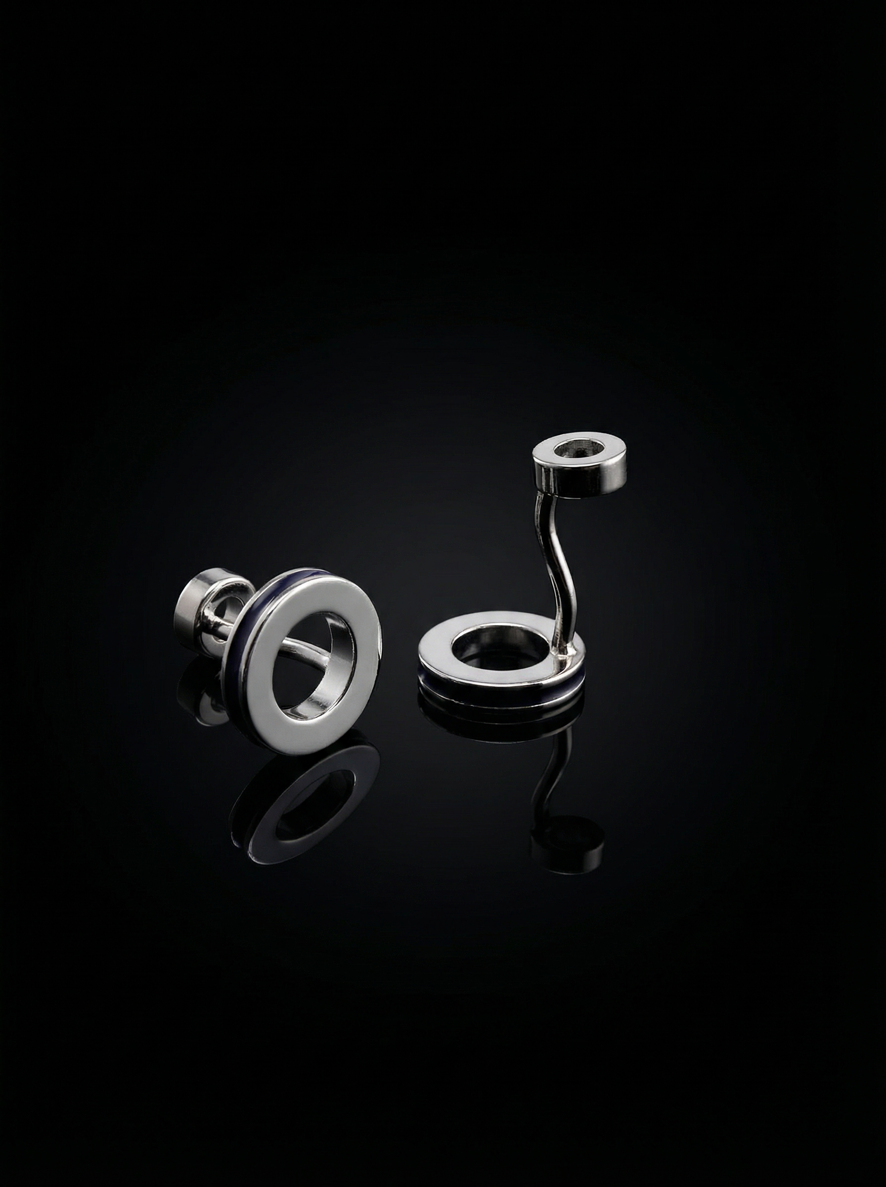 Hollow Ring Cufflinks Tivaaro