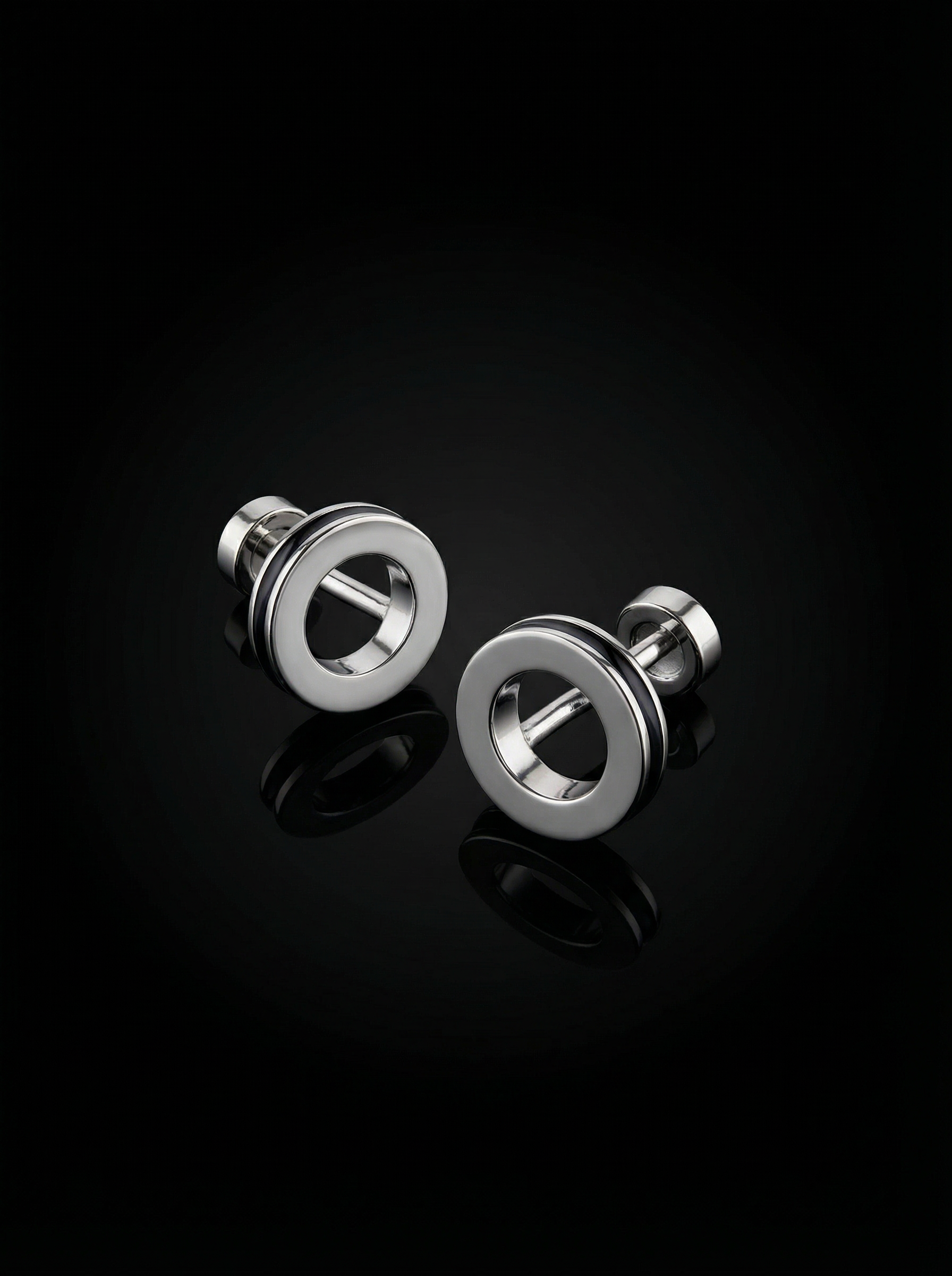 Hollow Ring Cufflinks Tivaaro