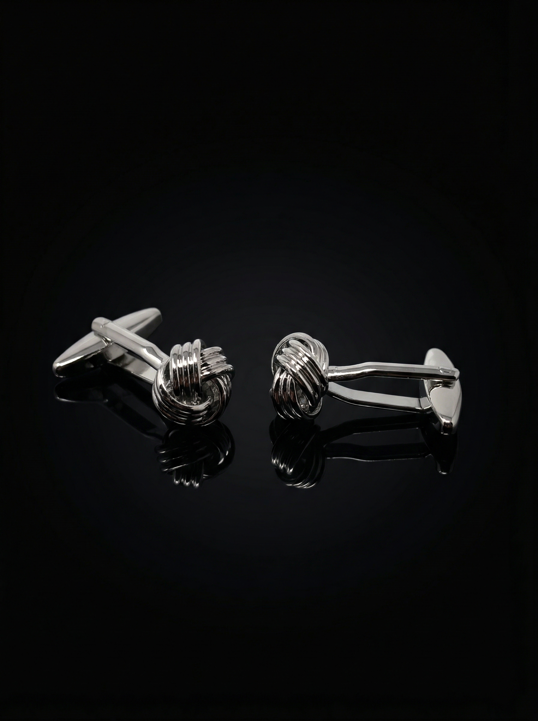 Layered Rope Knot Cufflinks Tivaaro