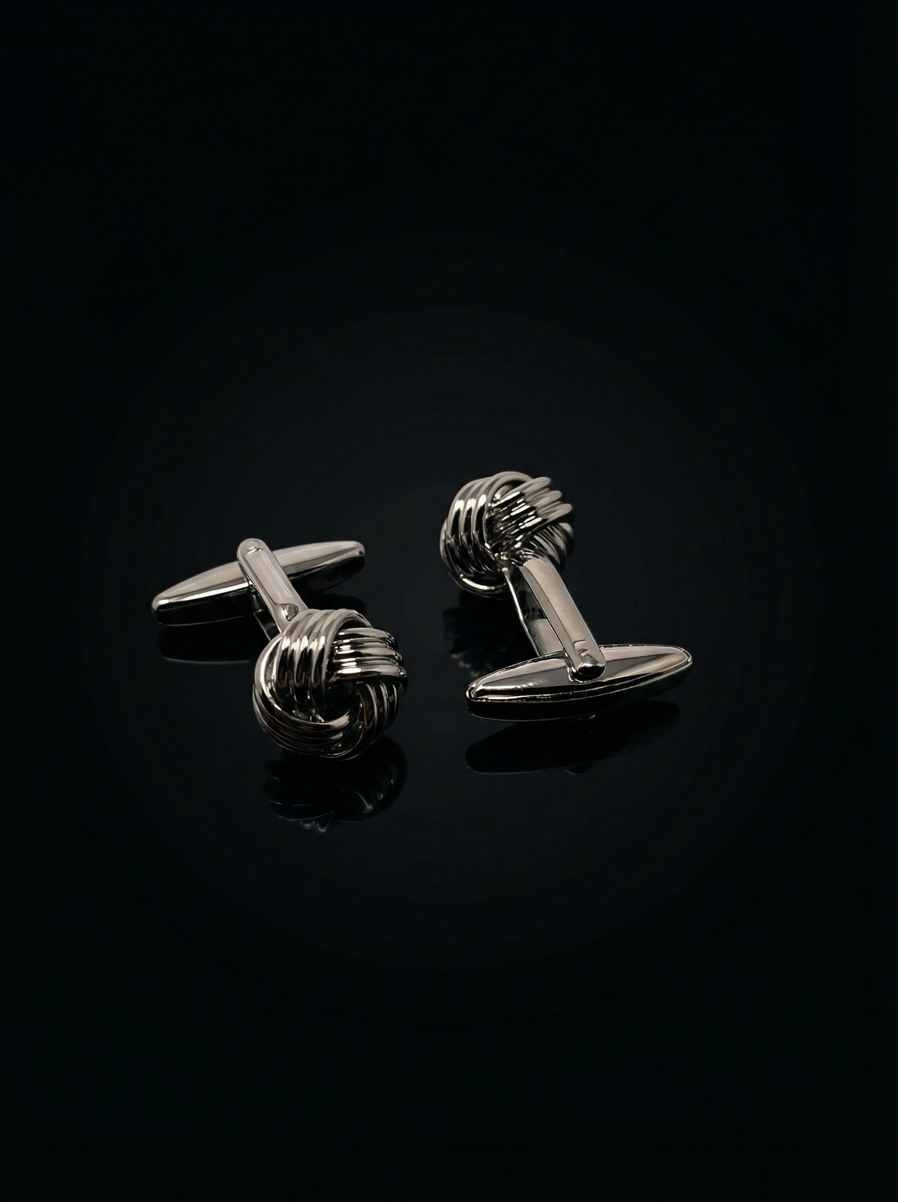 Layered Rope Knot Cufflinks Tivaaro