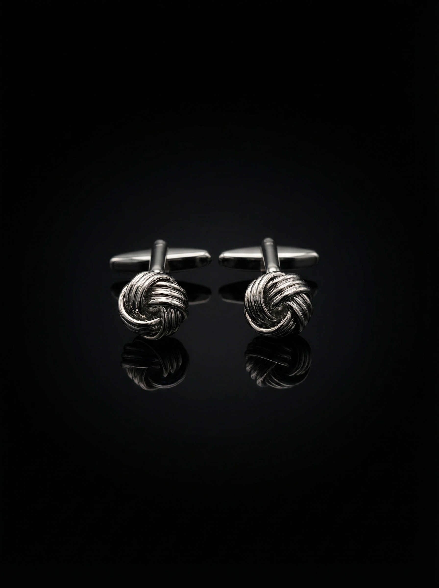 Layered Rope Knot Cufflinks Tivaaro
