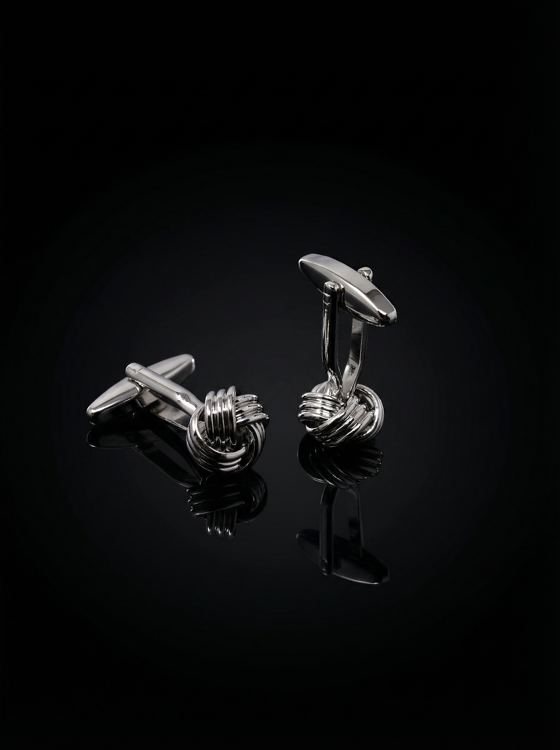 Layered Rope Knot Cufflinks Tivaaro