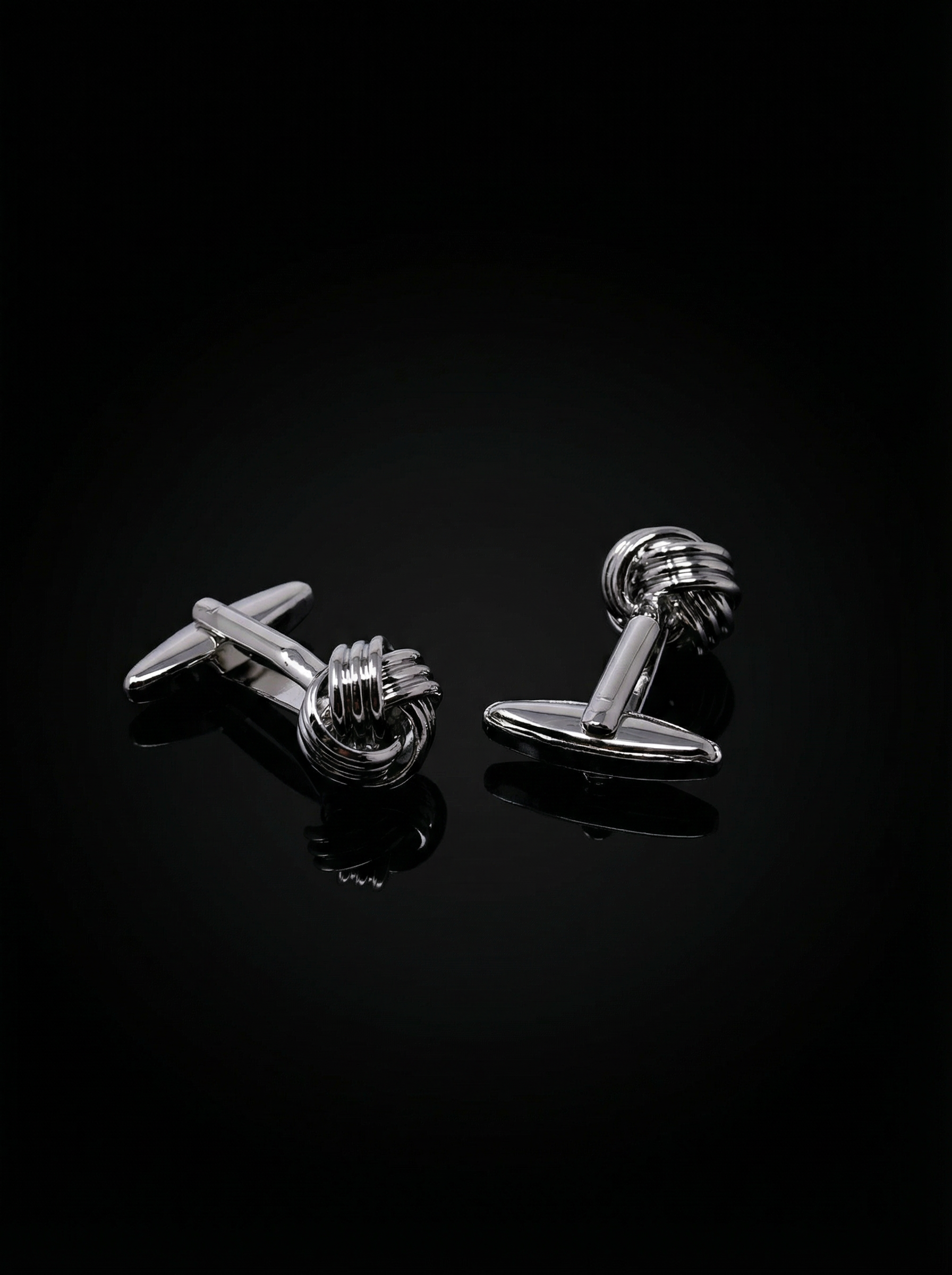 Layered Rope Knot Cufflinks Tivaaro