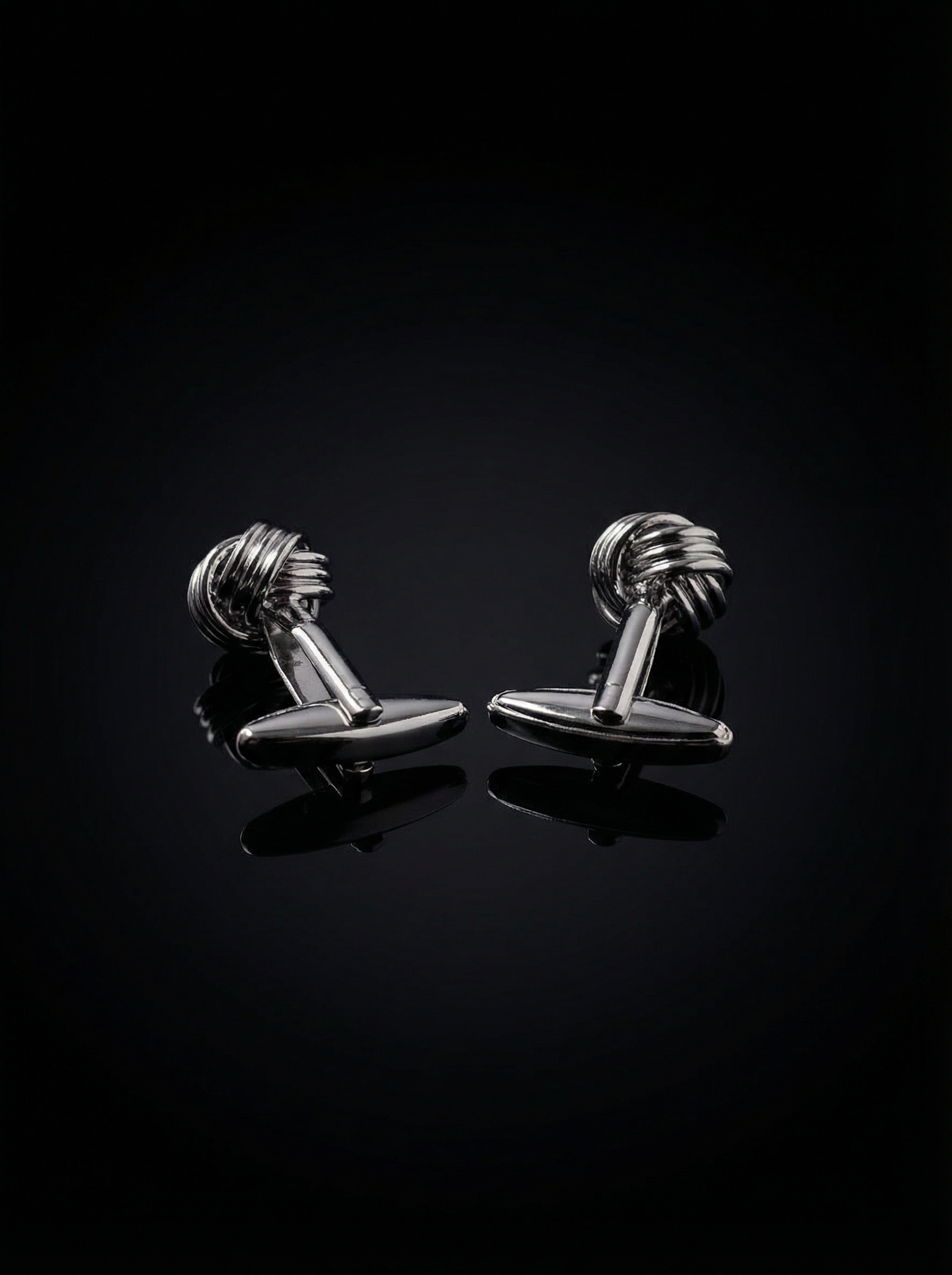 Layered Rope Knot Cufflinks Tivaaro