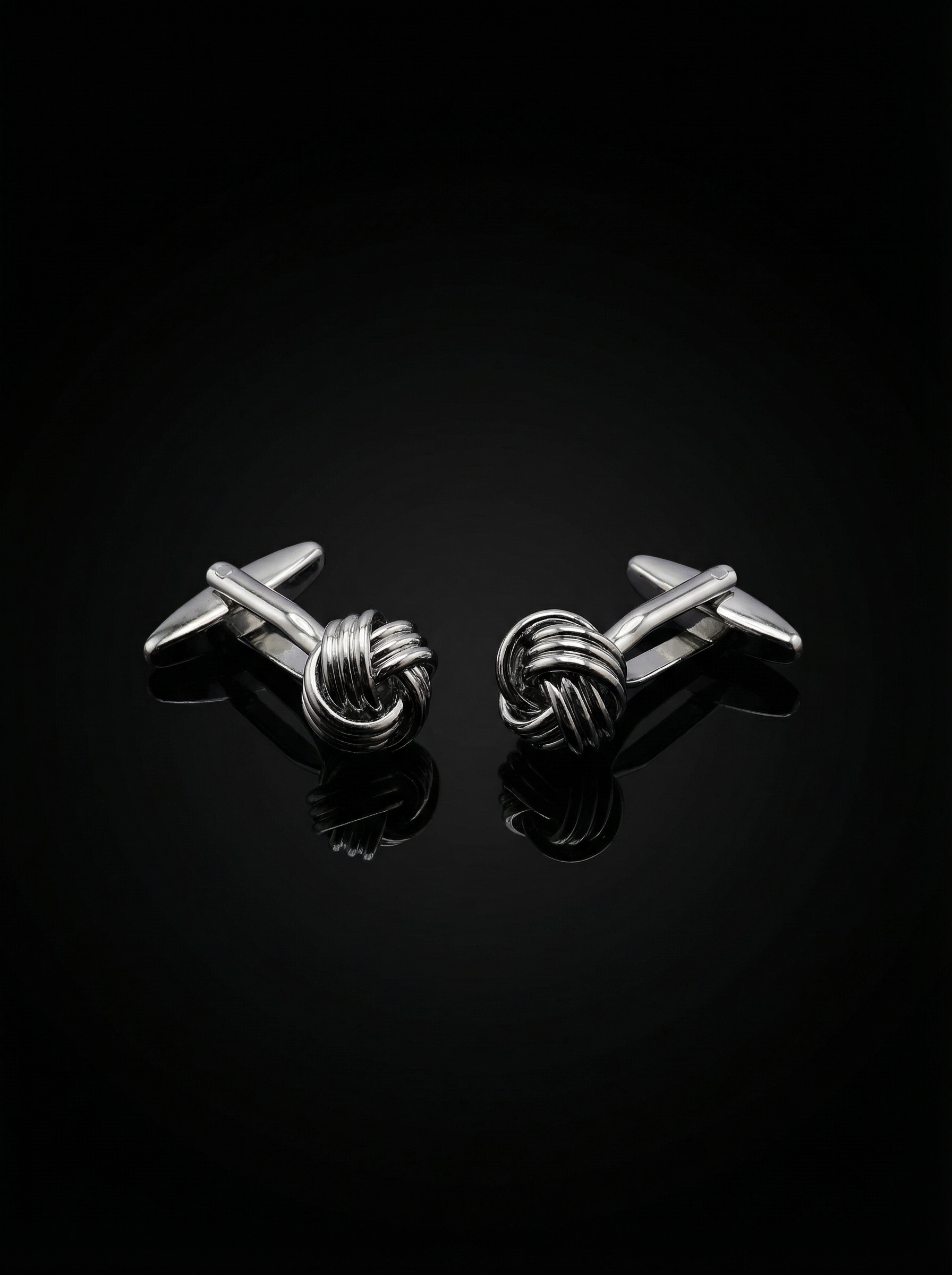 Layered Rope Knot Cufflinks Tivaaro
