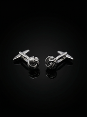 Layered Rope Knot Cufflinks Tivaaro