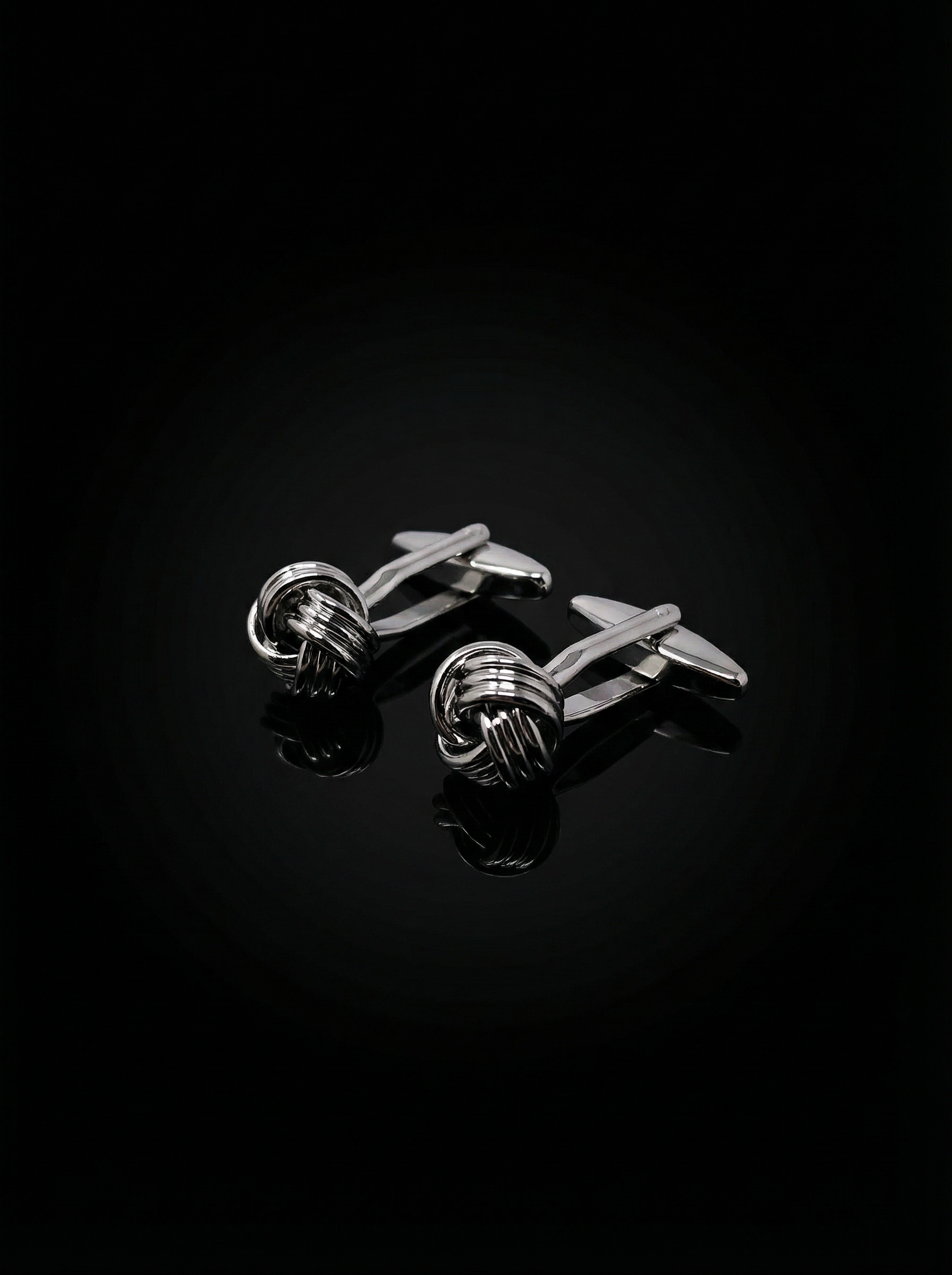 Layered Rope Knot Cufflinks Tivaaro