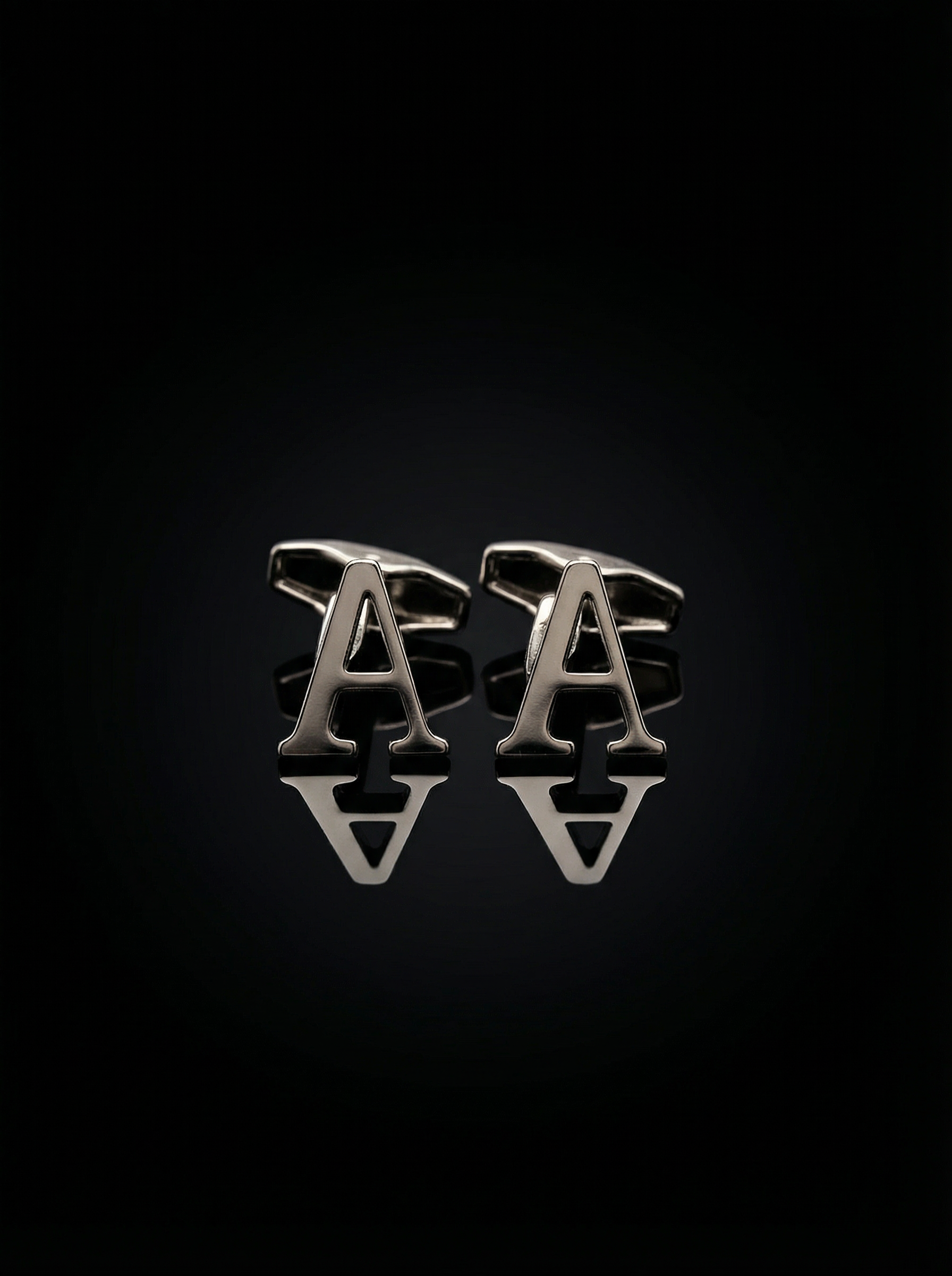 Letter A Cufflinks Tivaaro
