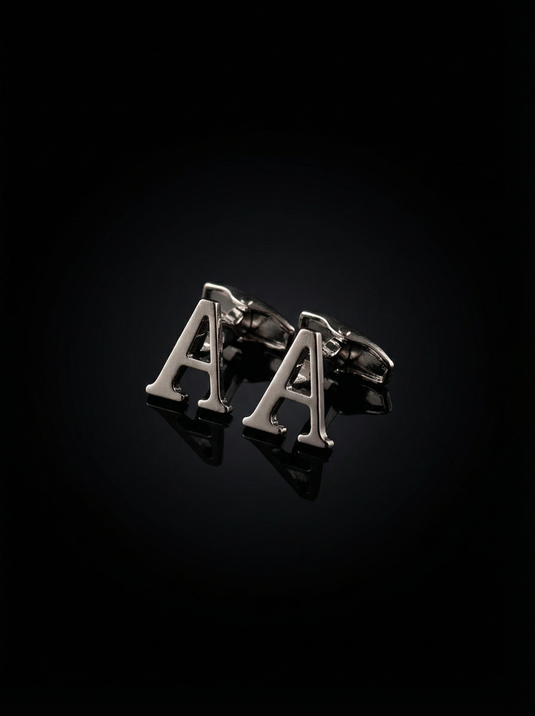Letter A Cufflinks Tivaaro