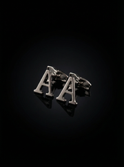 Letter A Cufflinks Tivaaro