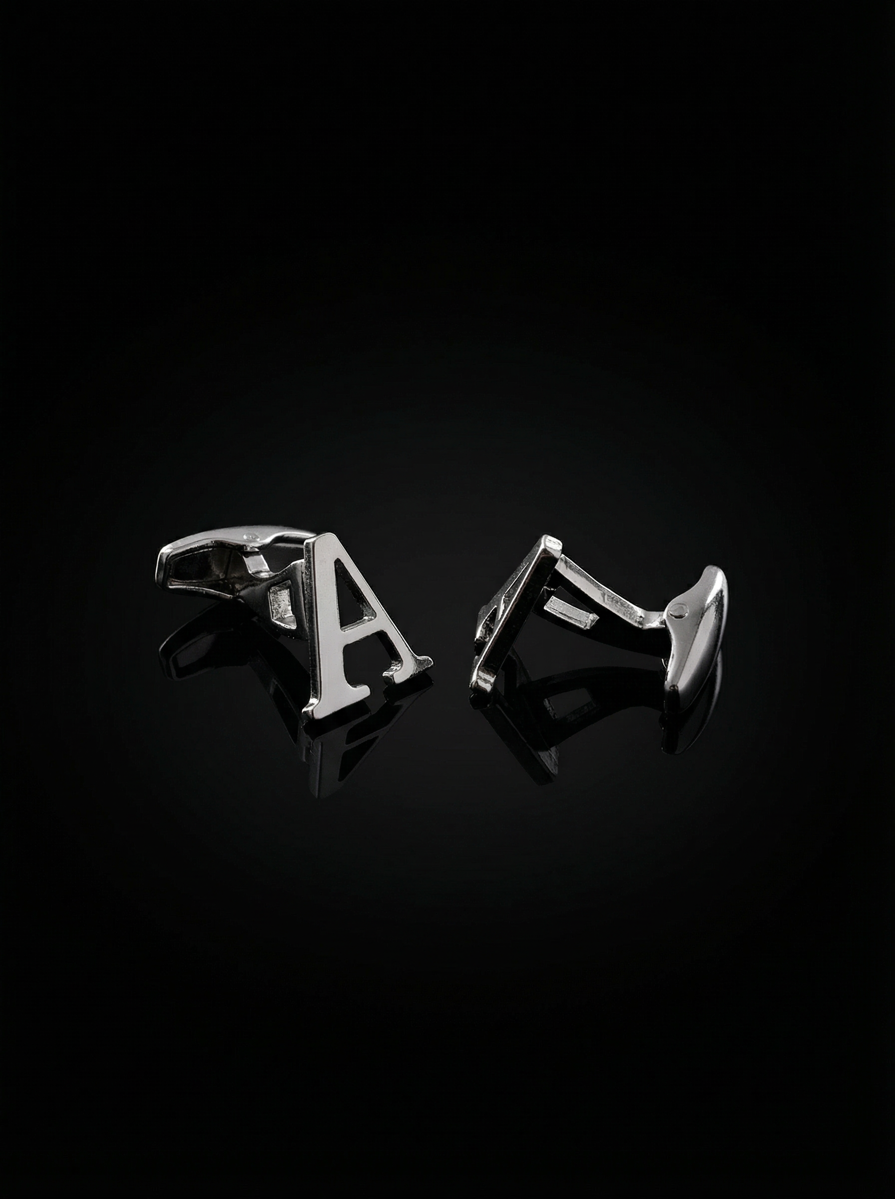 Letter A Cufflinks Tivaaro