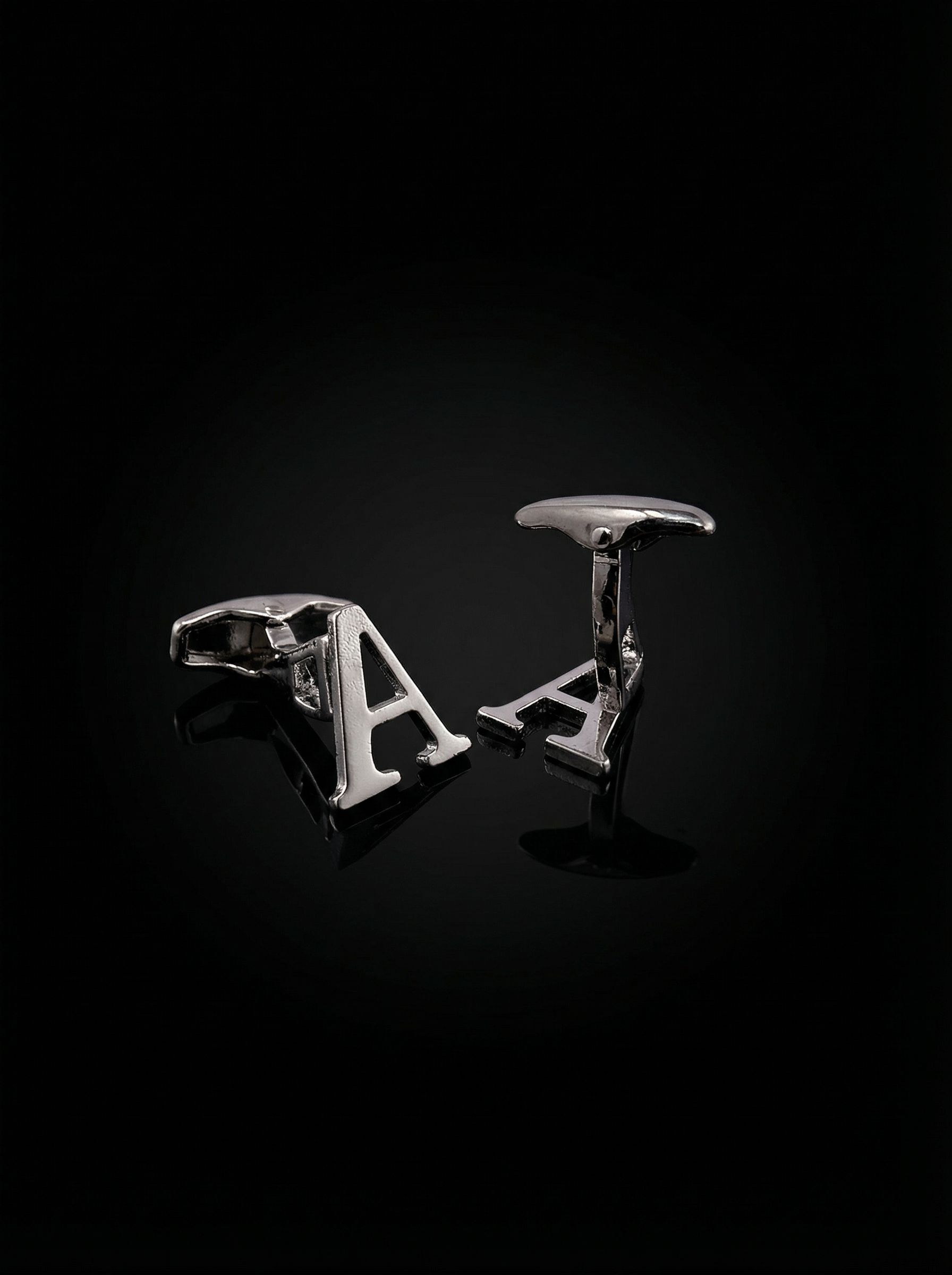Letter A Cufflinks Tivaaro