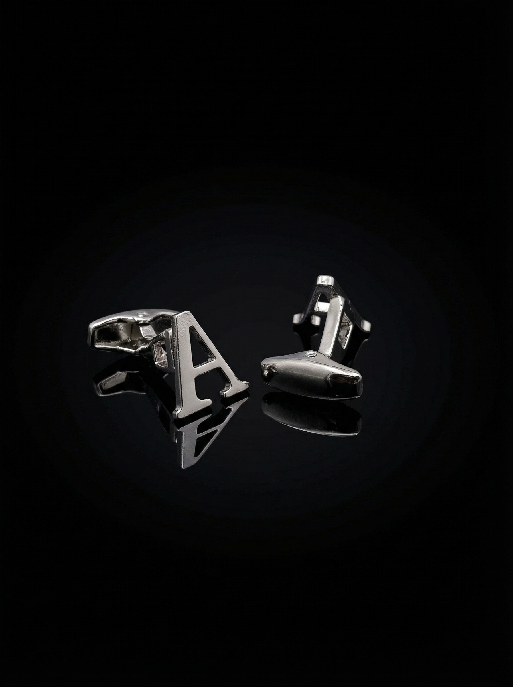 Letter A Cufflinks Tivaaro