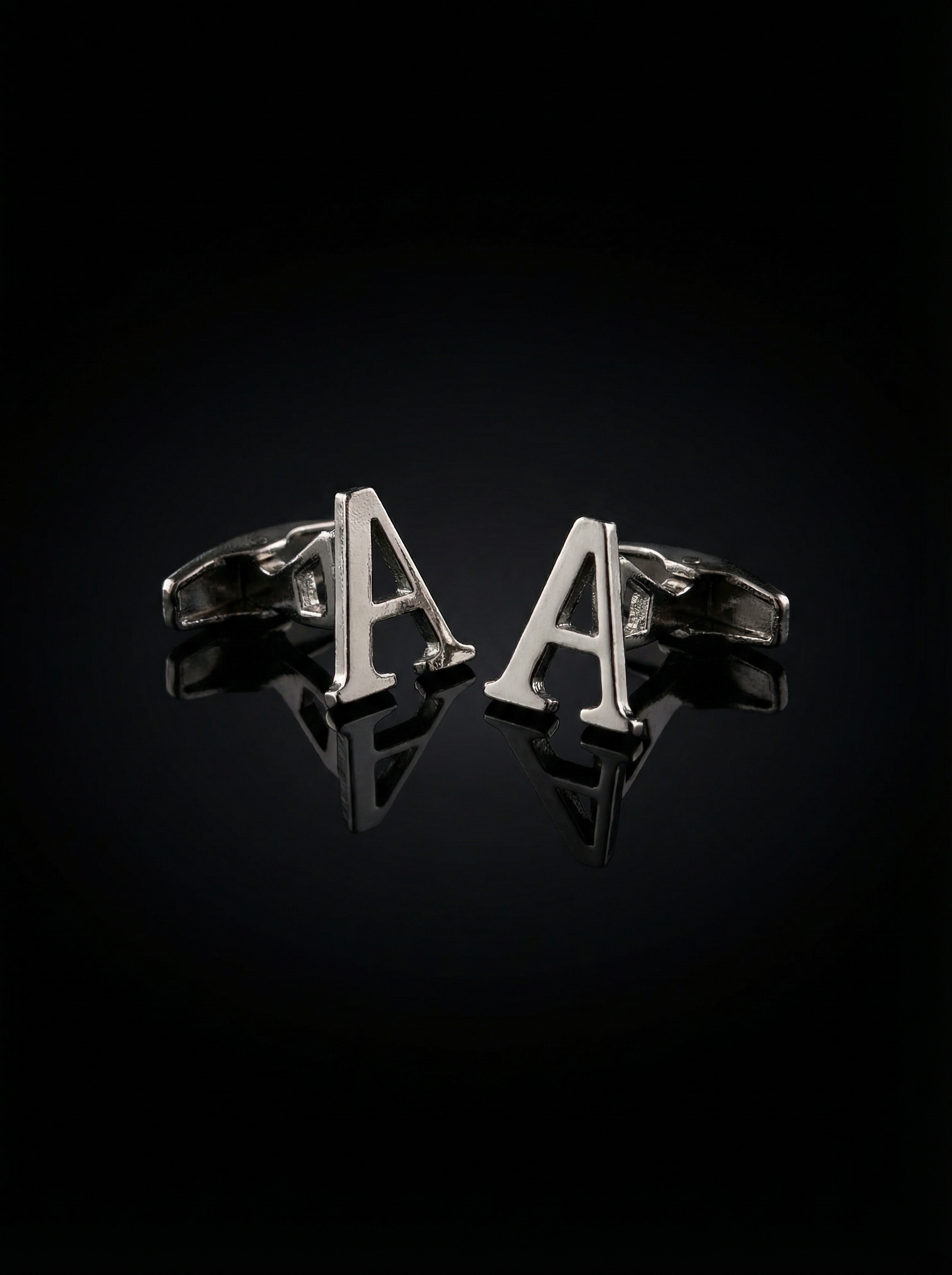 Letter A Cufflinks Tivaaro