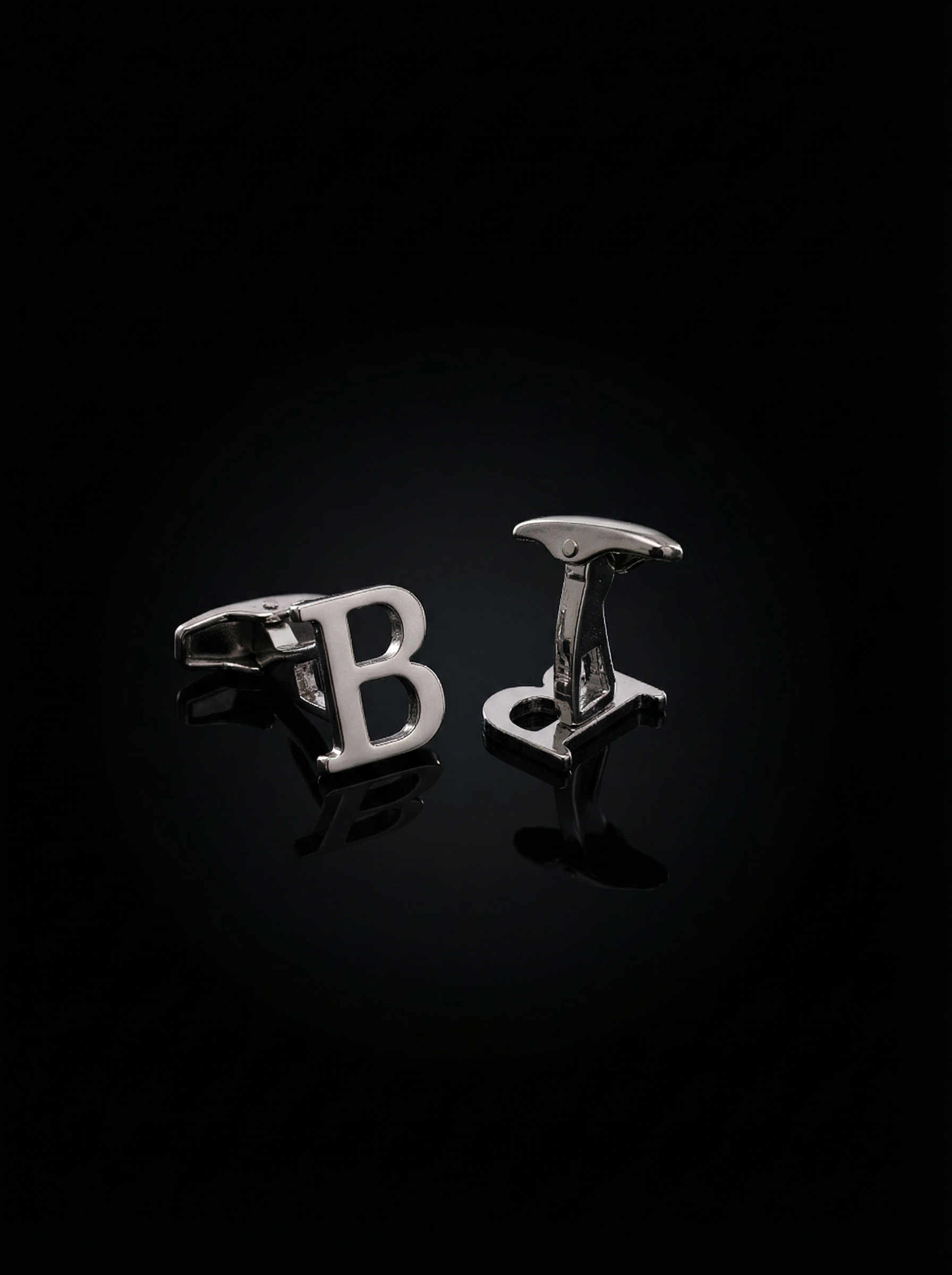 Letter B Cufflinks Tivaaro