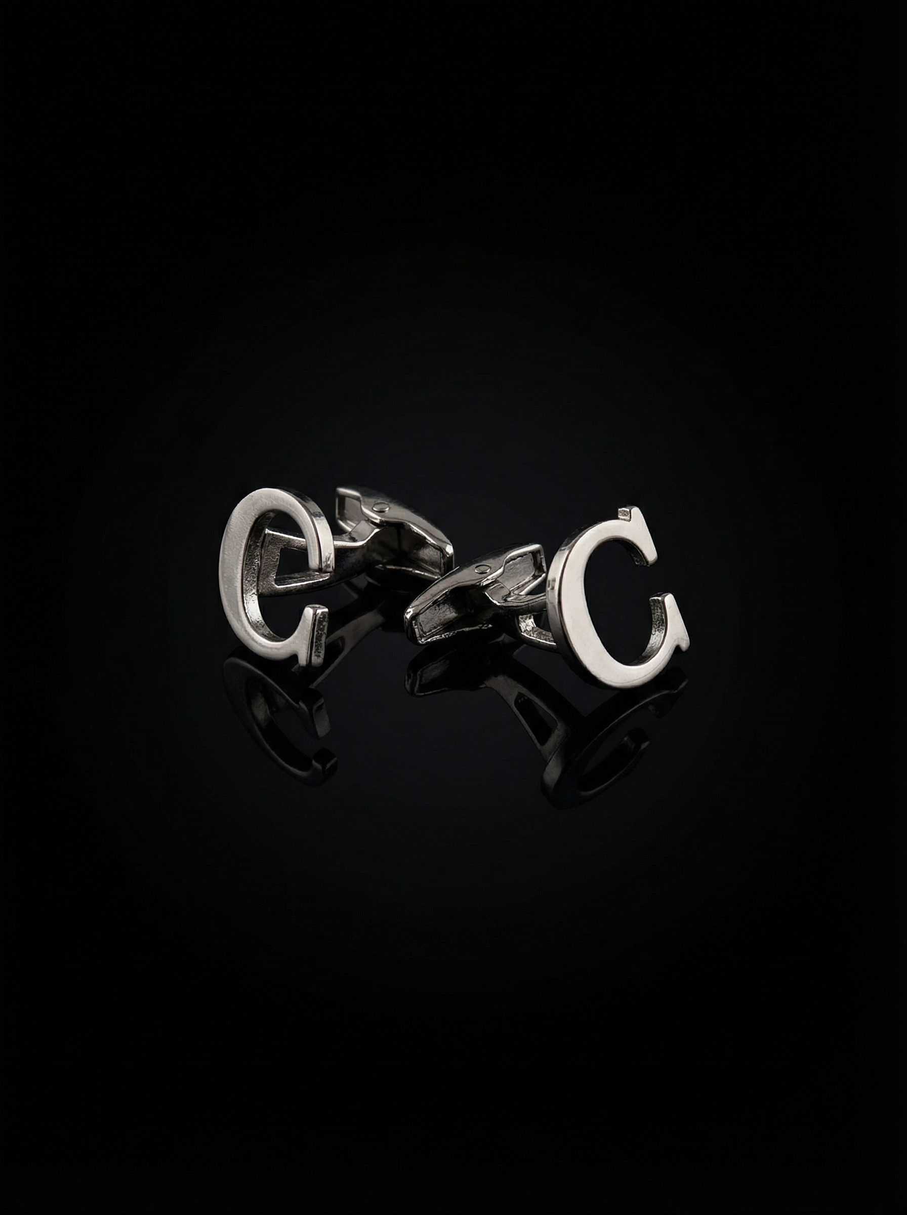 Letter C Cufflinks Tivaaro