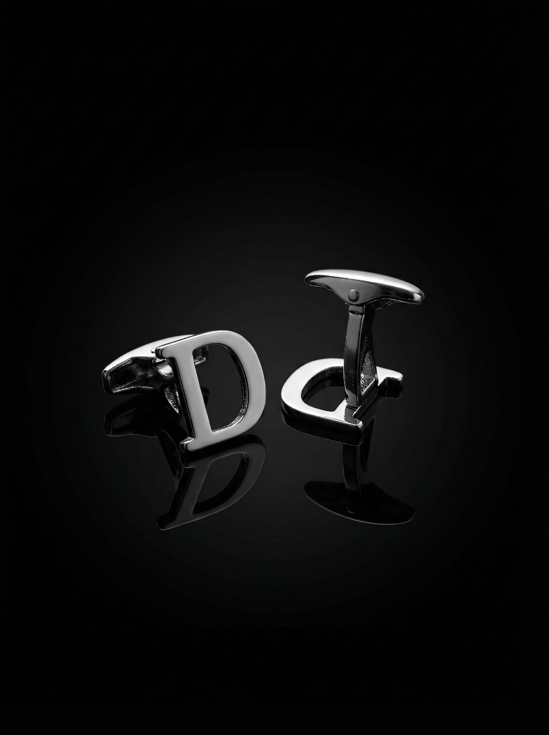 Letter D Cufflinks Tivaaro