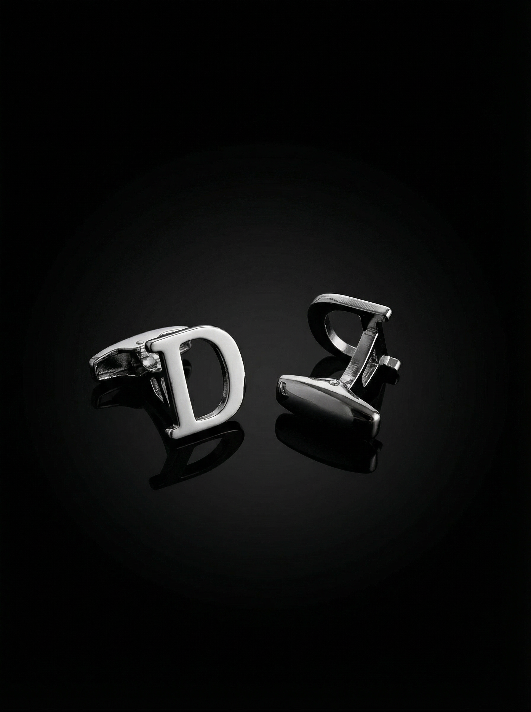 Letter D Cufflinks Tivaaro