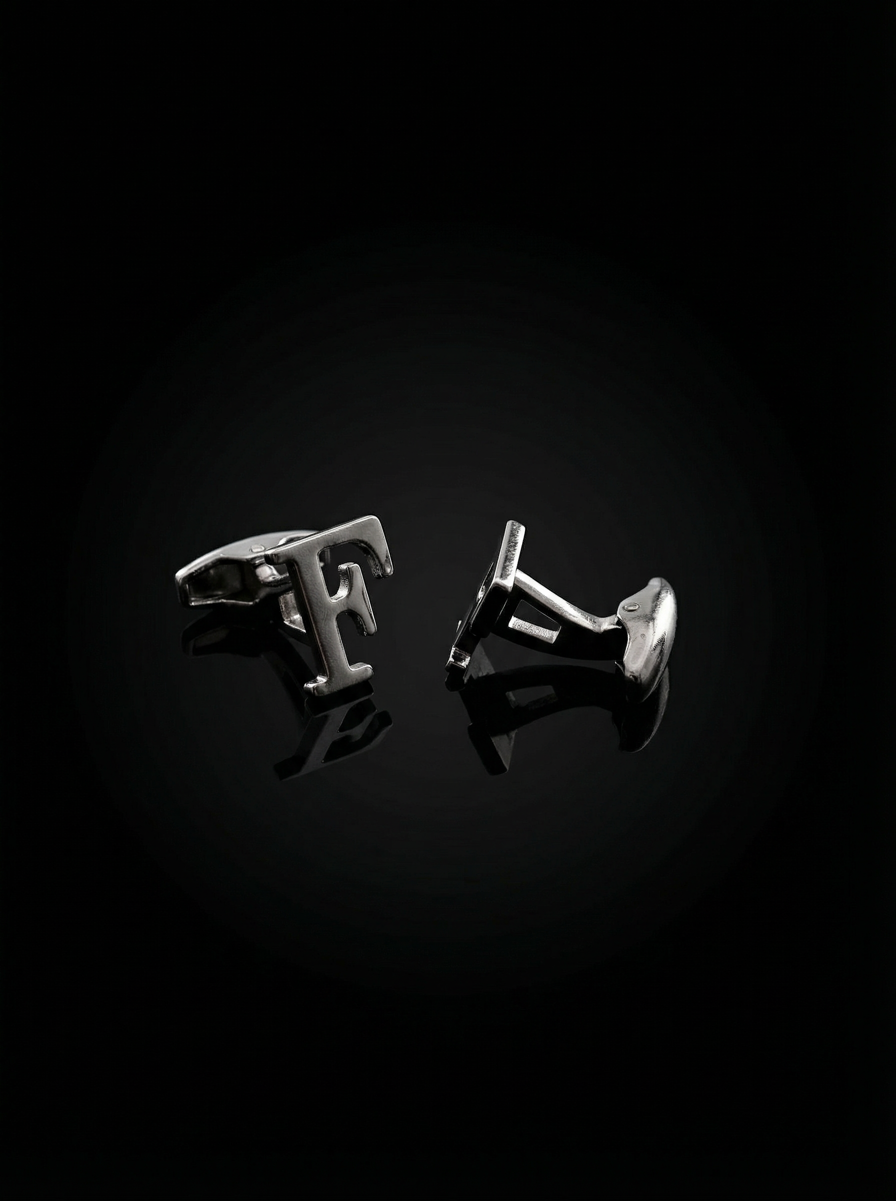 Letter F Cufflinks Tivaaro
