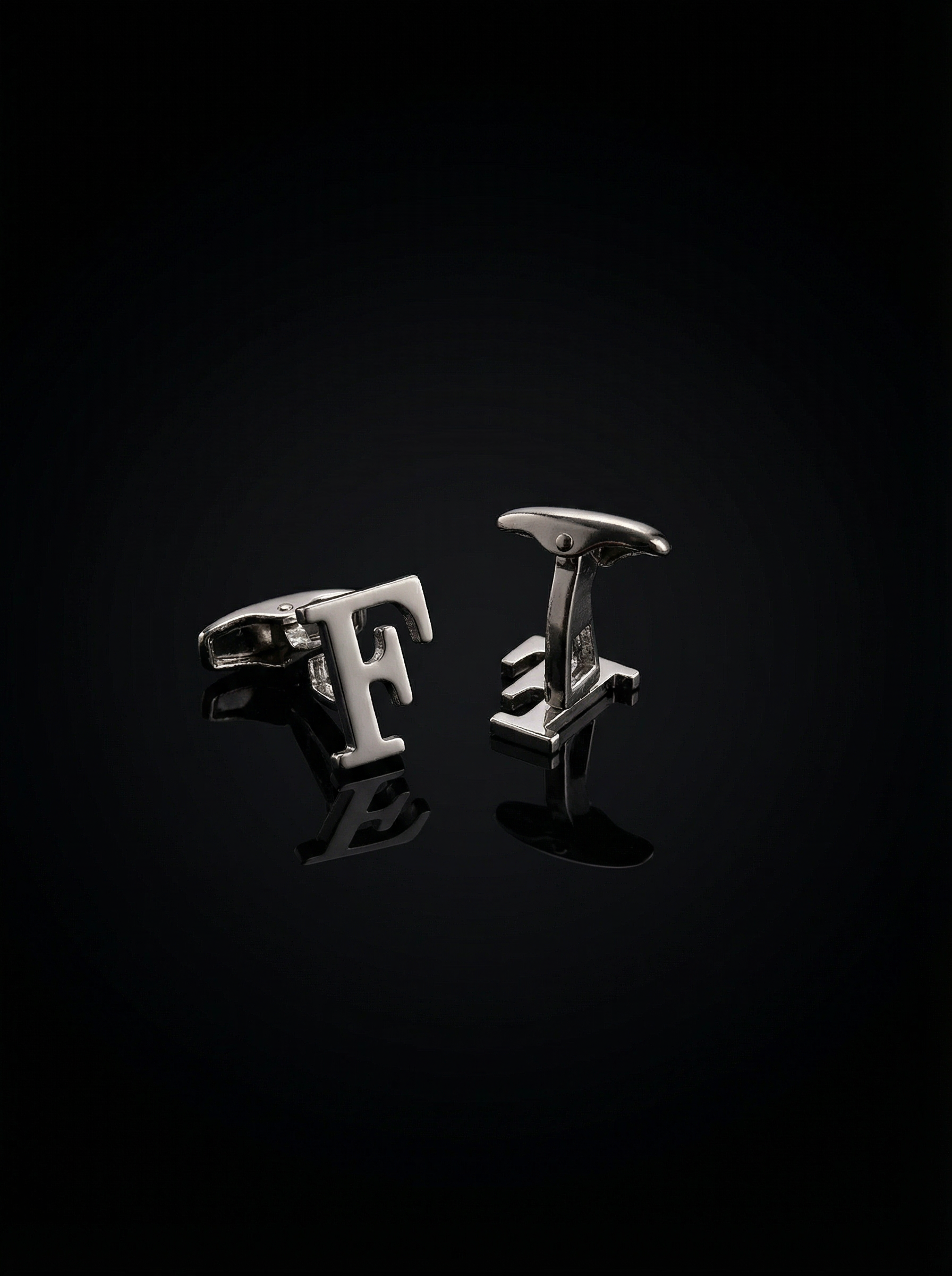 Letter F Cufflinks Tivaaro