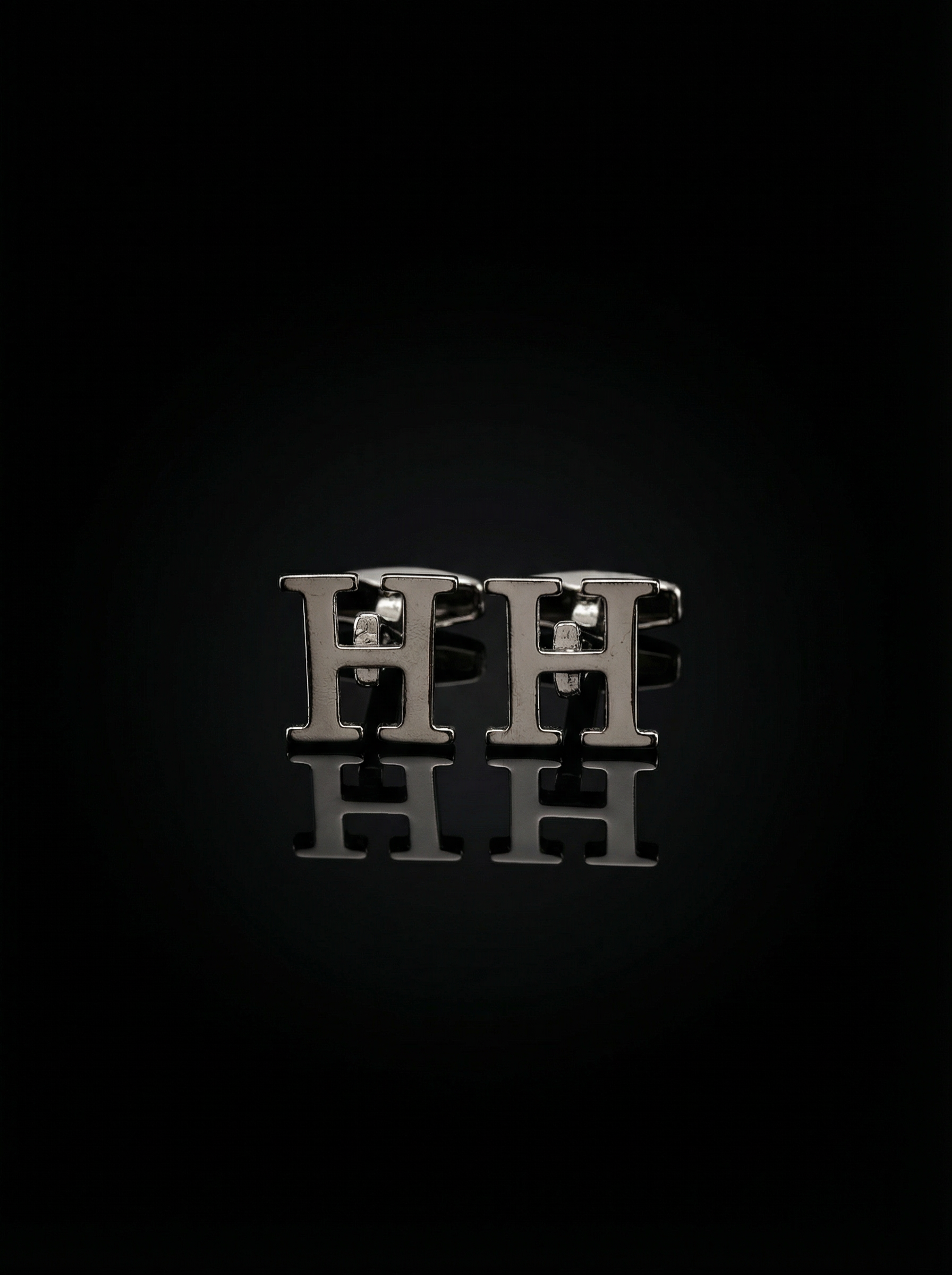 Letter H Cufflinks Tivaaro