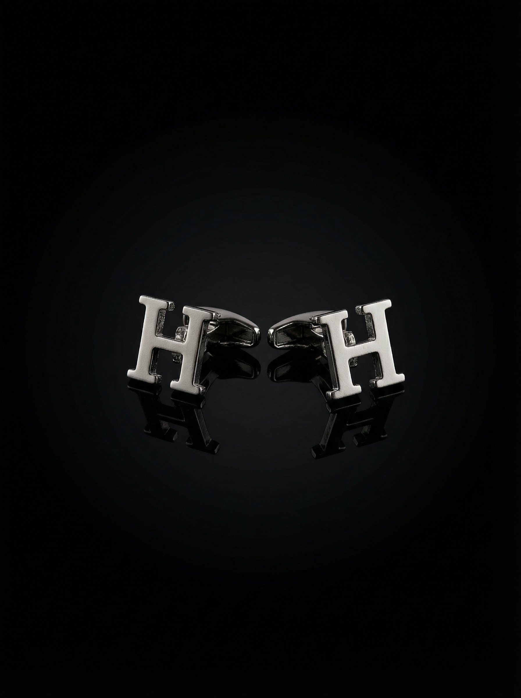 Letter H Cufflinks Tivaaro