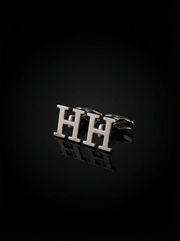 Letter H Cufflinks Tivaaro