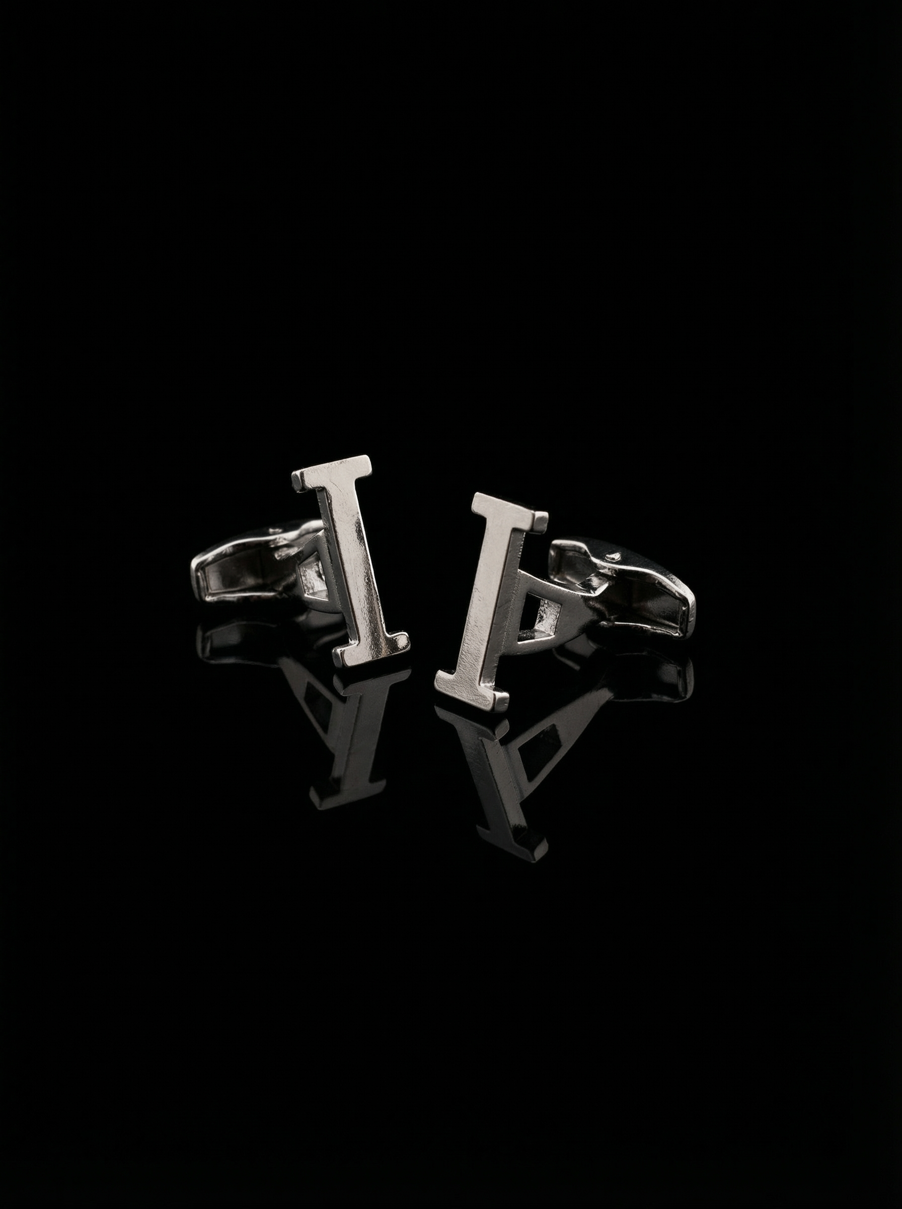 Letter I Cufflinks Tivaaro