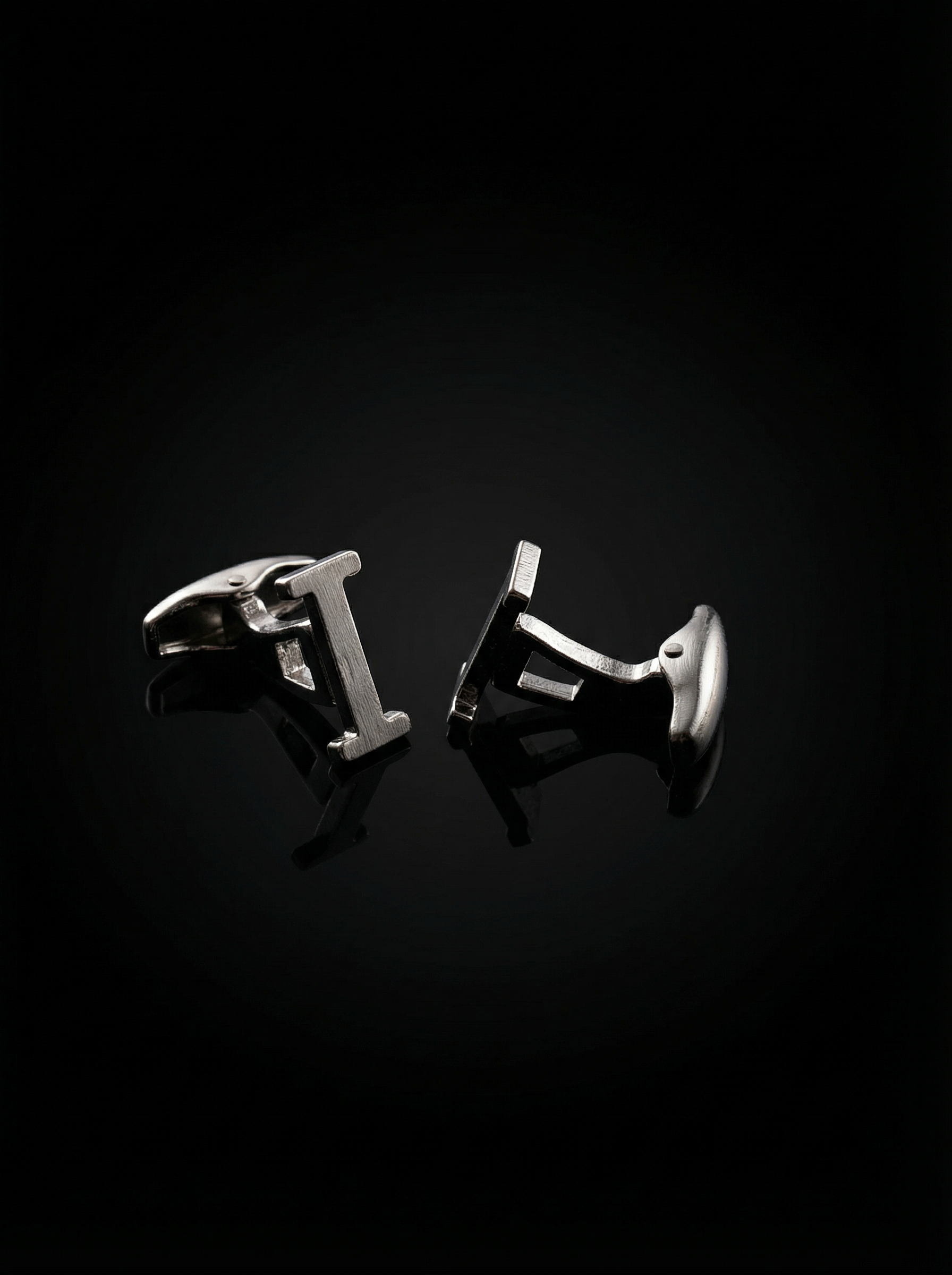 Letter I Cufflinks Tivaaro