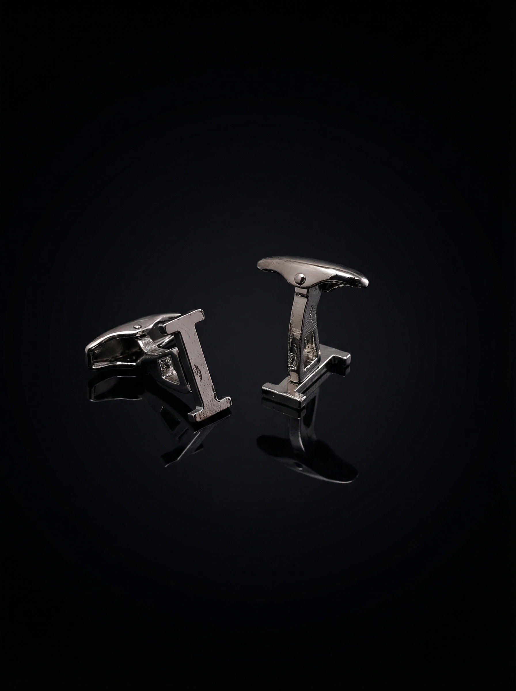 Letter I Cufflinks Tivaaro