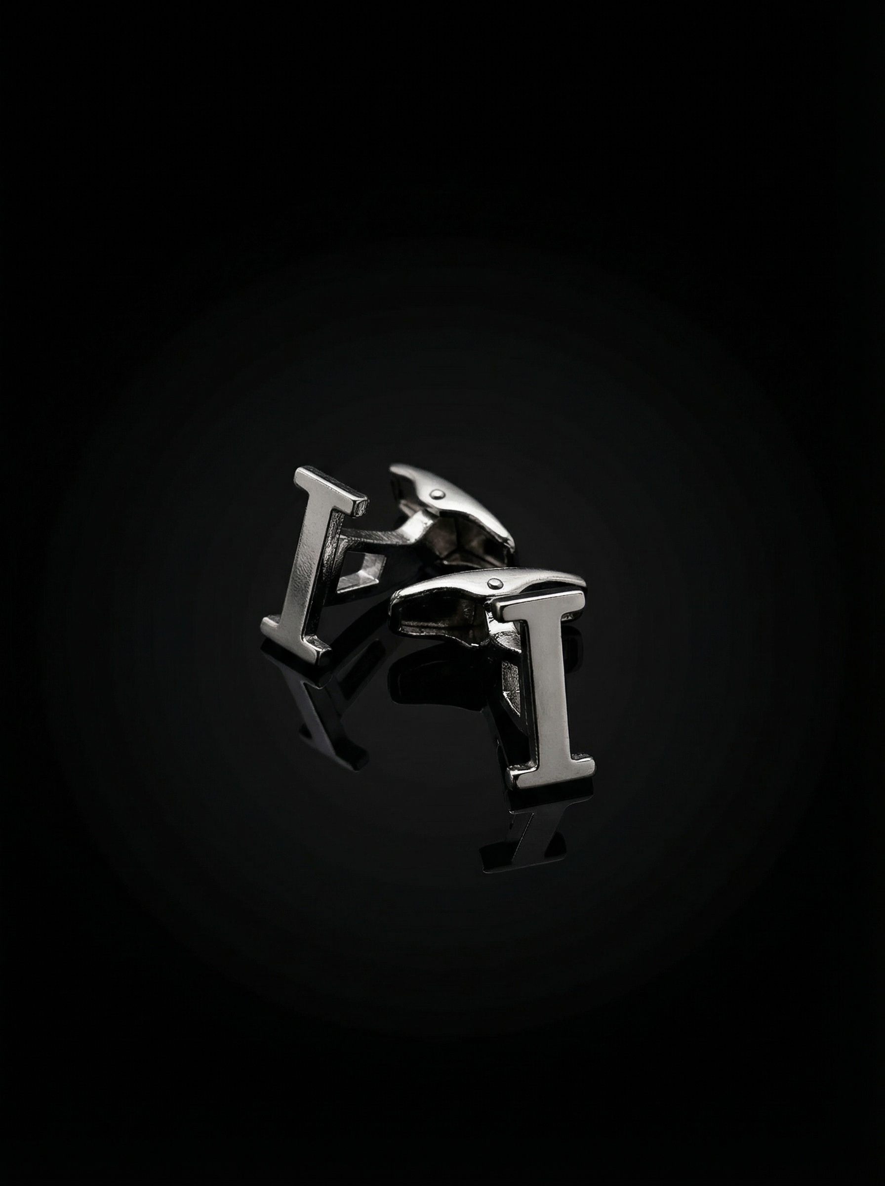Letter I Cufflinks Tivaaro