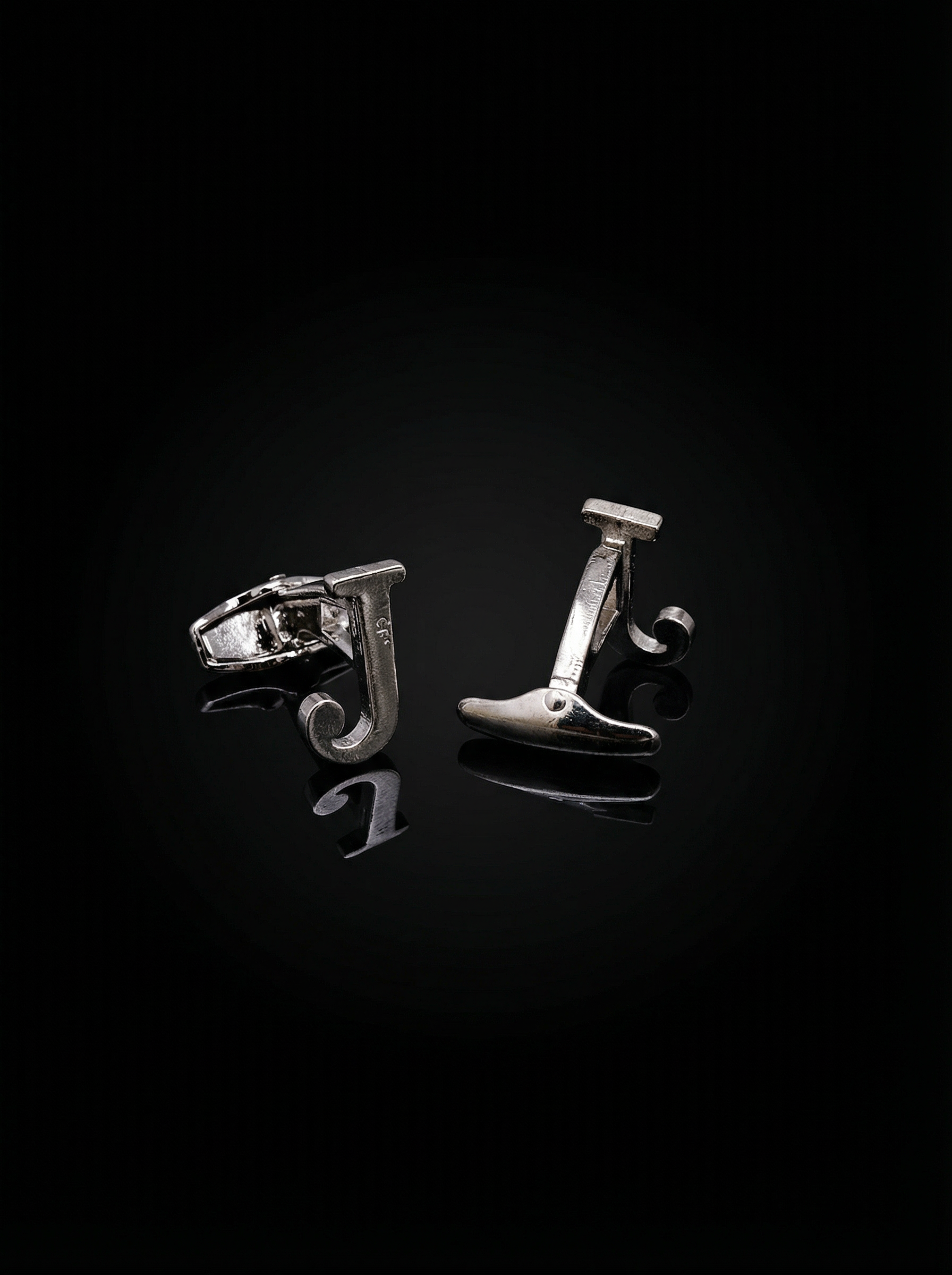 Letter J Cufflinks Tivaaro