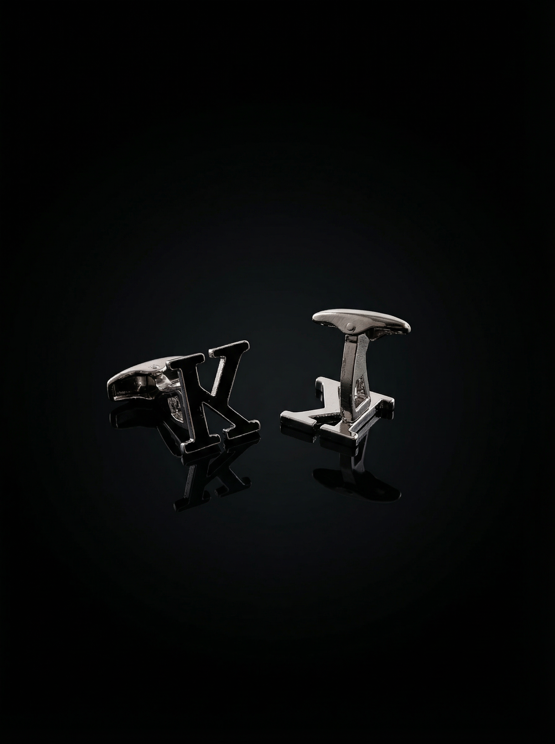 Letter K Cufflinks Tivaaro
