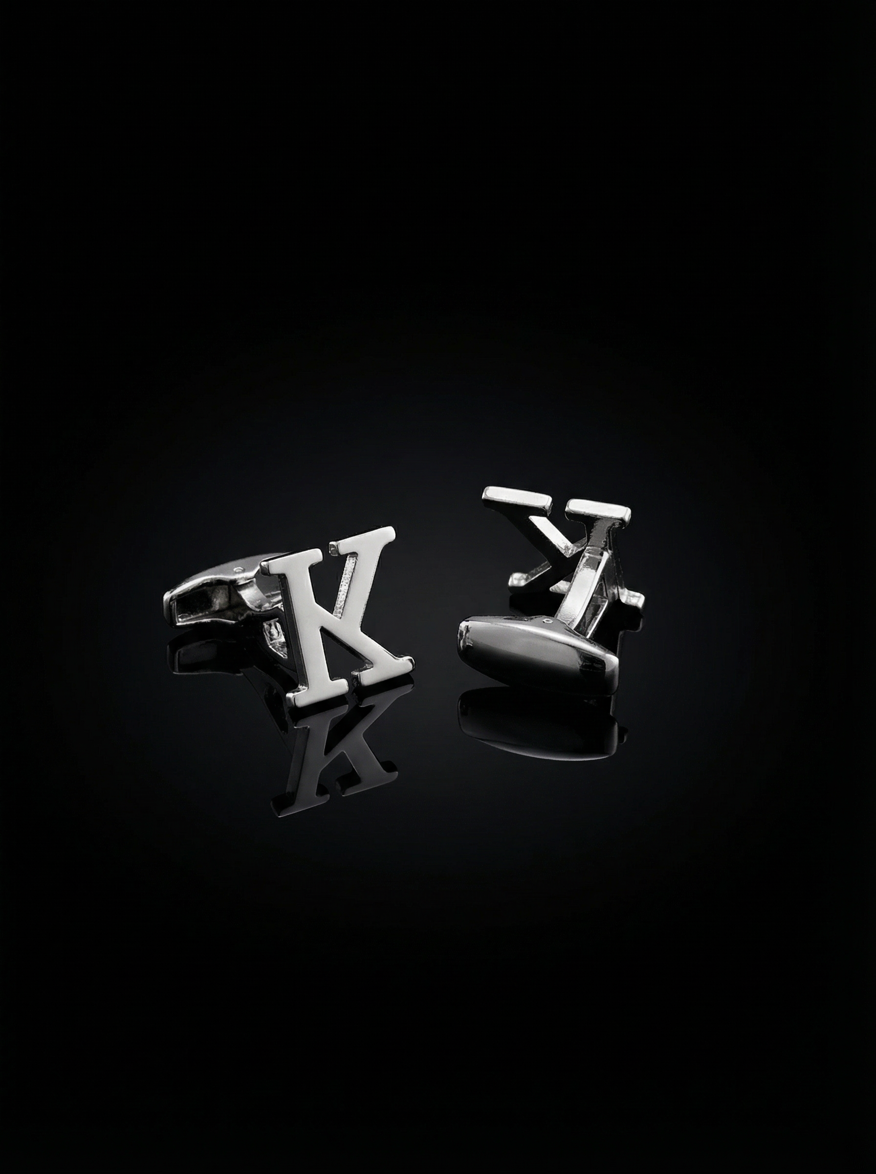 Letter K Cufflinks Tivaaro